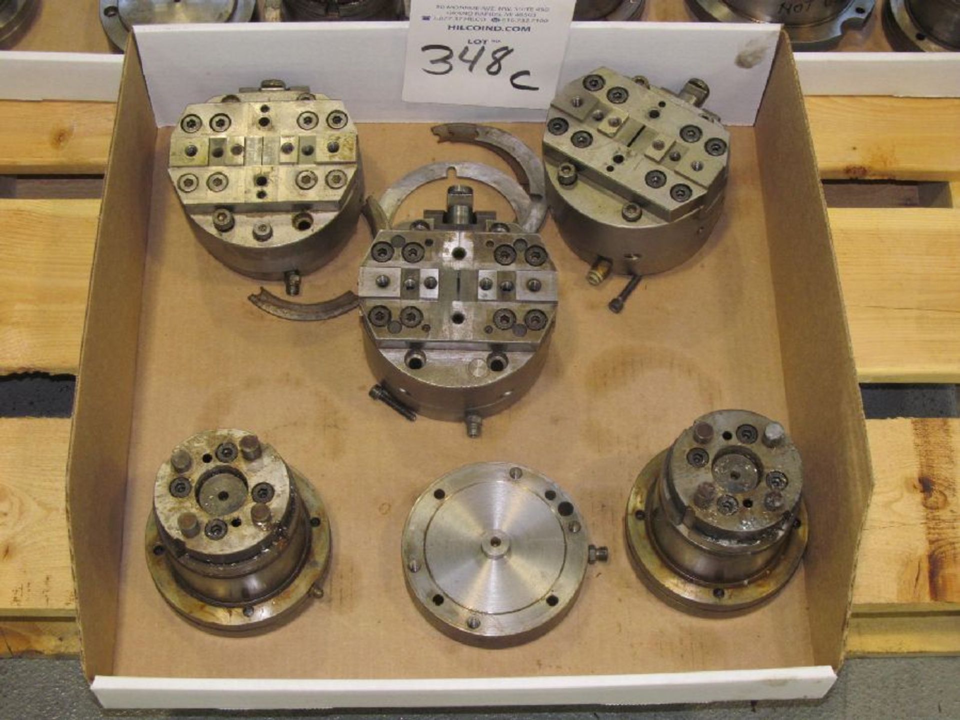 Assorted Mikron Parts & Rotating Chucks - Image 8 of 10