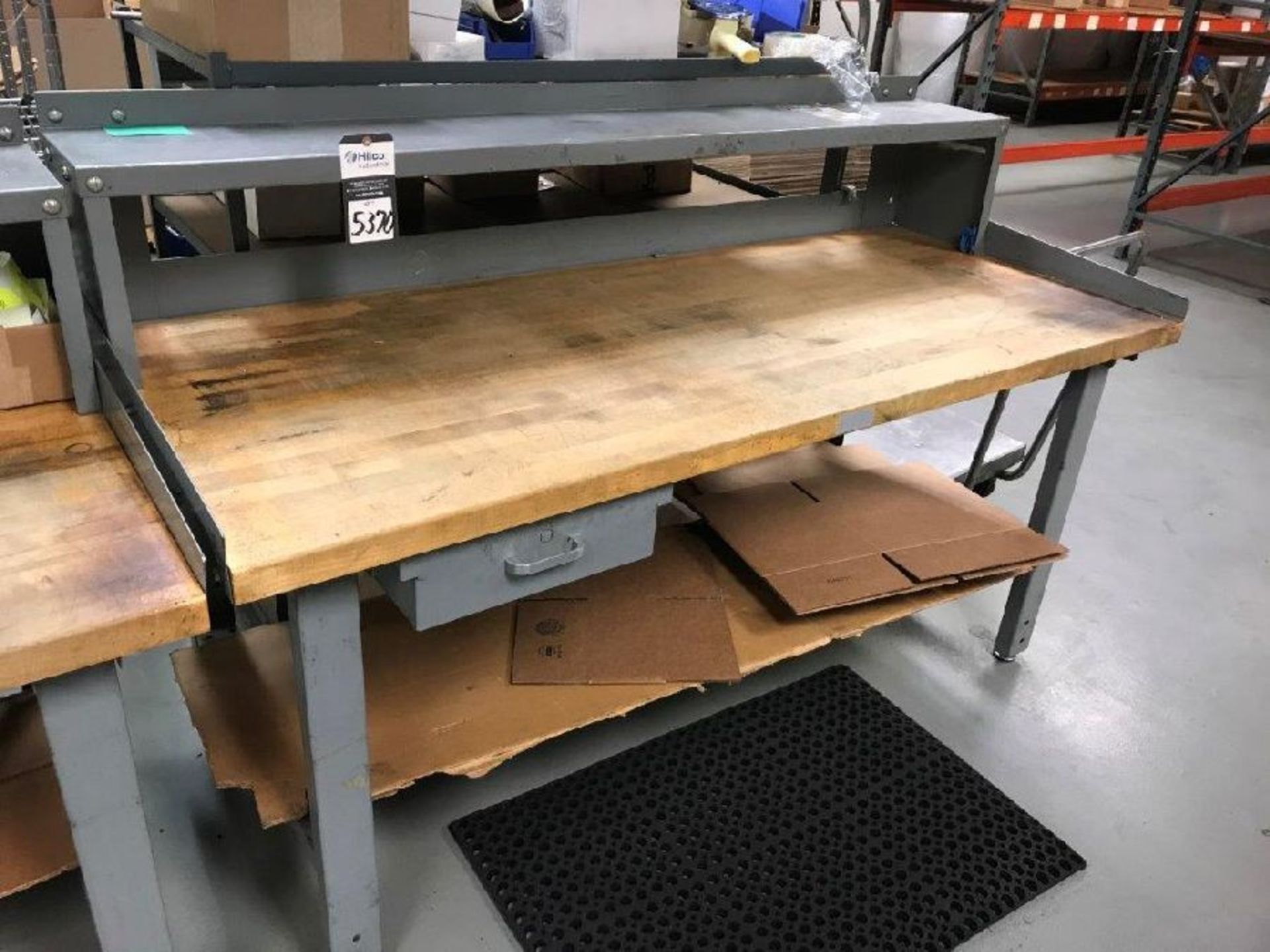 30" X 72" Wood Top Table