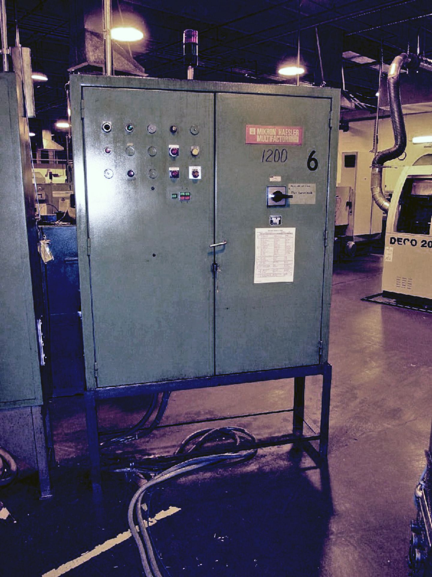 Mikron Model Multi Factor 50.008 8-Station Rotary Transfer Machine - Image 6 of 6