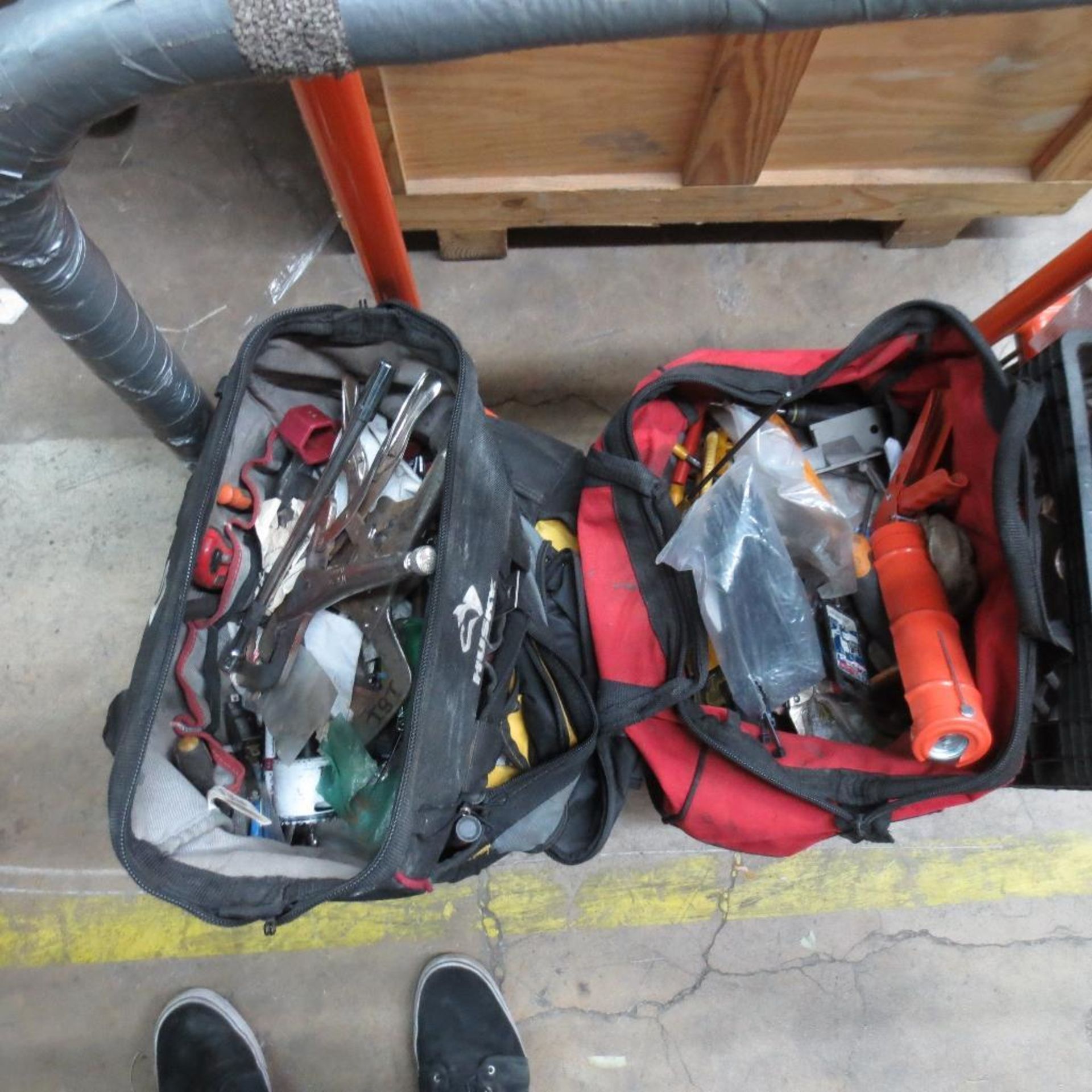 Cart with Tools and Tool Bags - Image 2 of 3