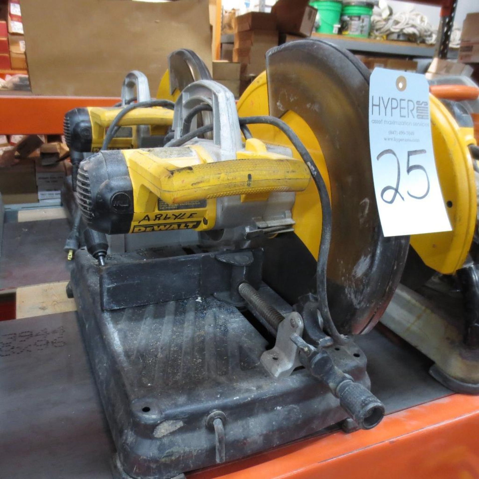 (2) Dewalt Chop Saws - Image 2 of 3