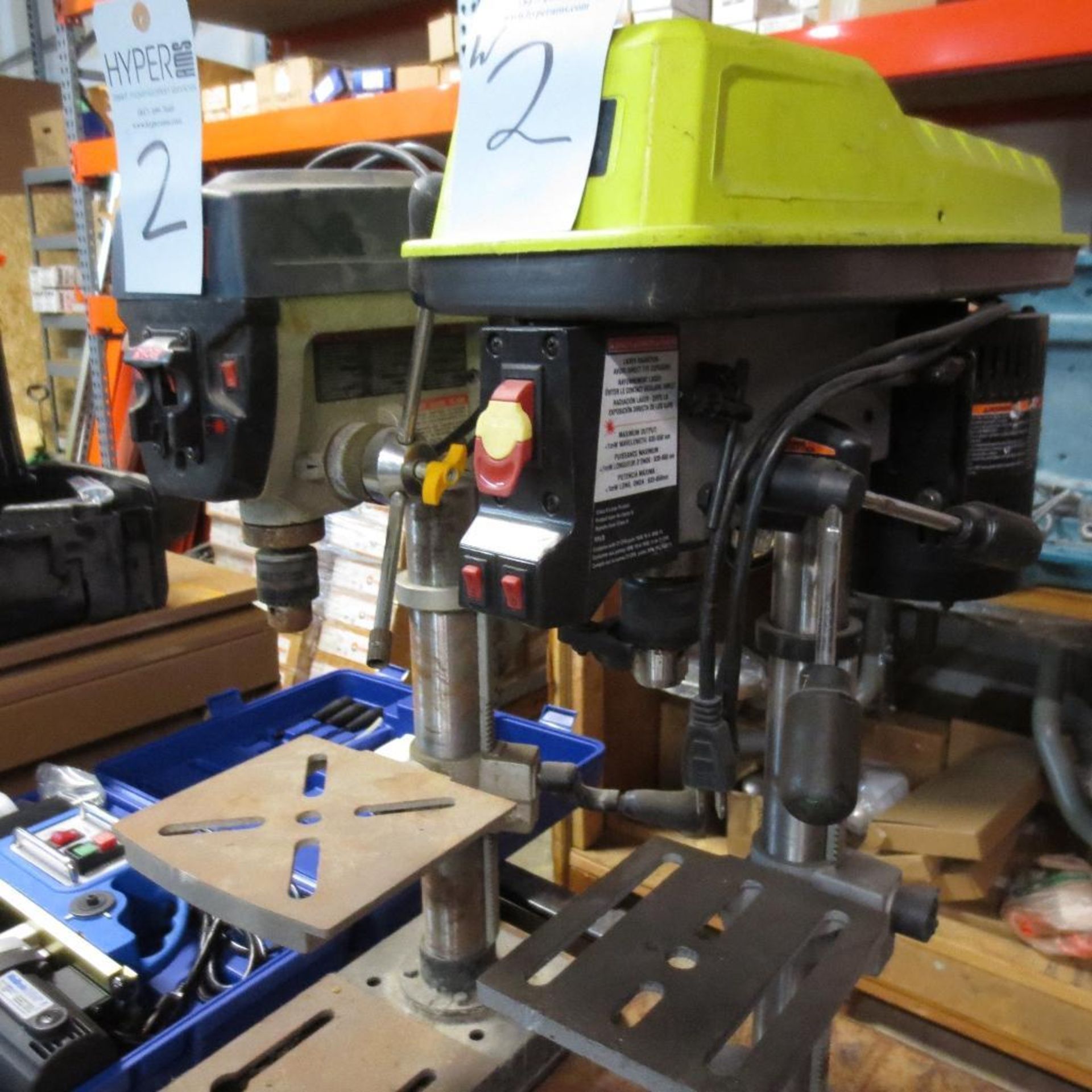 (2) Ryobi Bench Top Drill Presses, 110V - Image 3 of 3