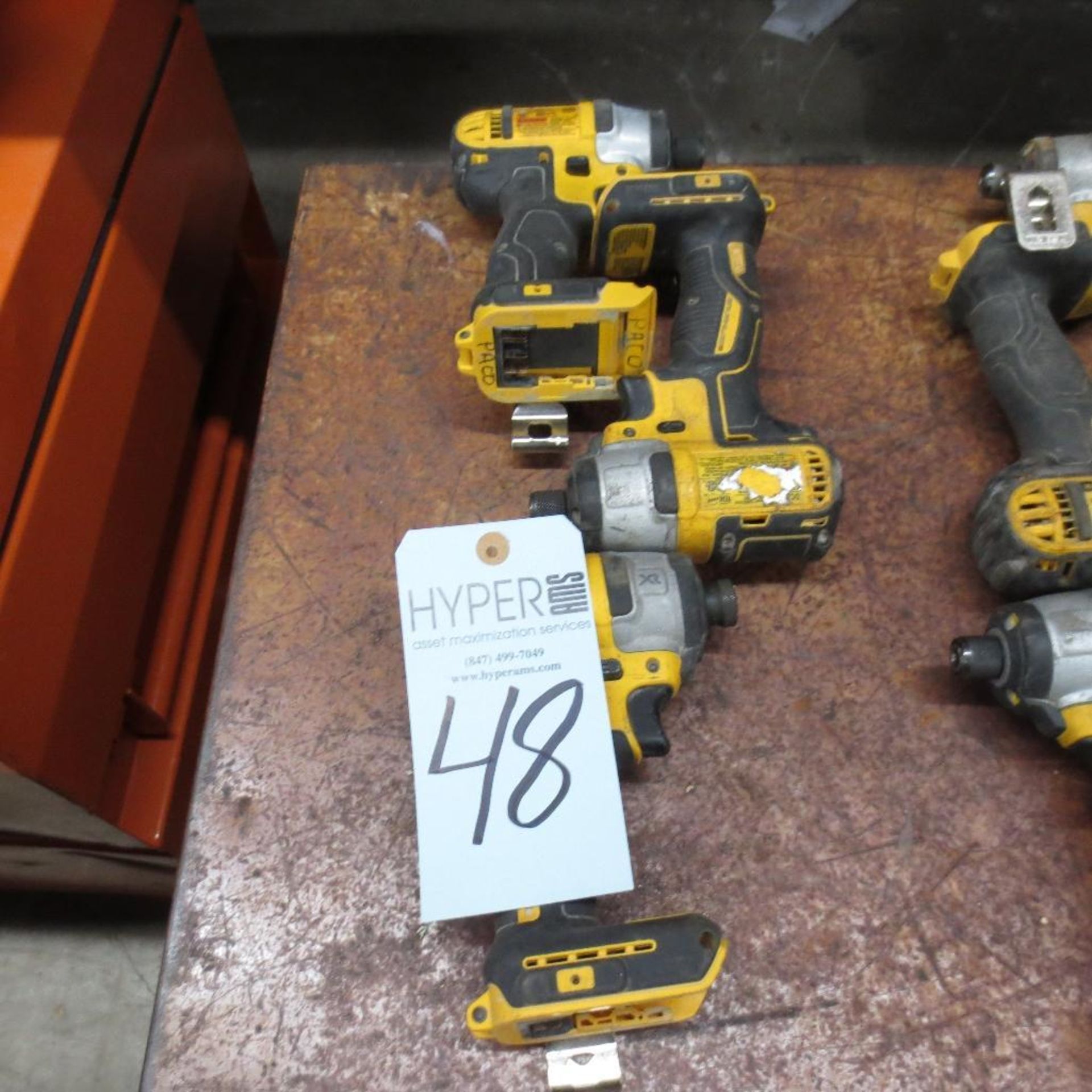 (3) Dewalt Battery Screw Guns ( No Battery's )