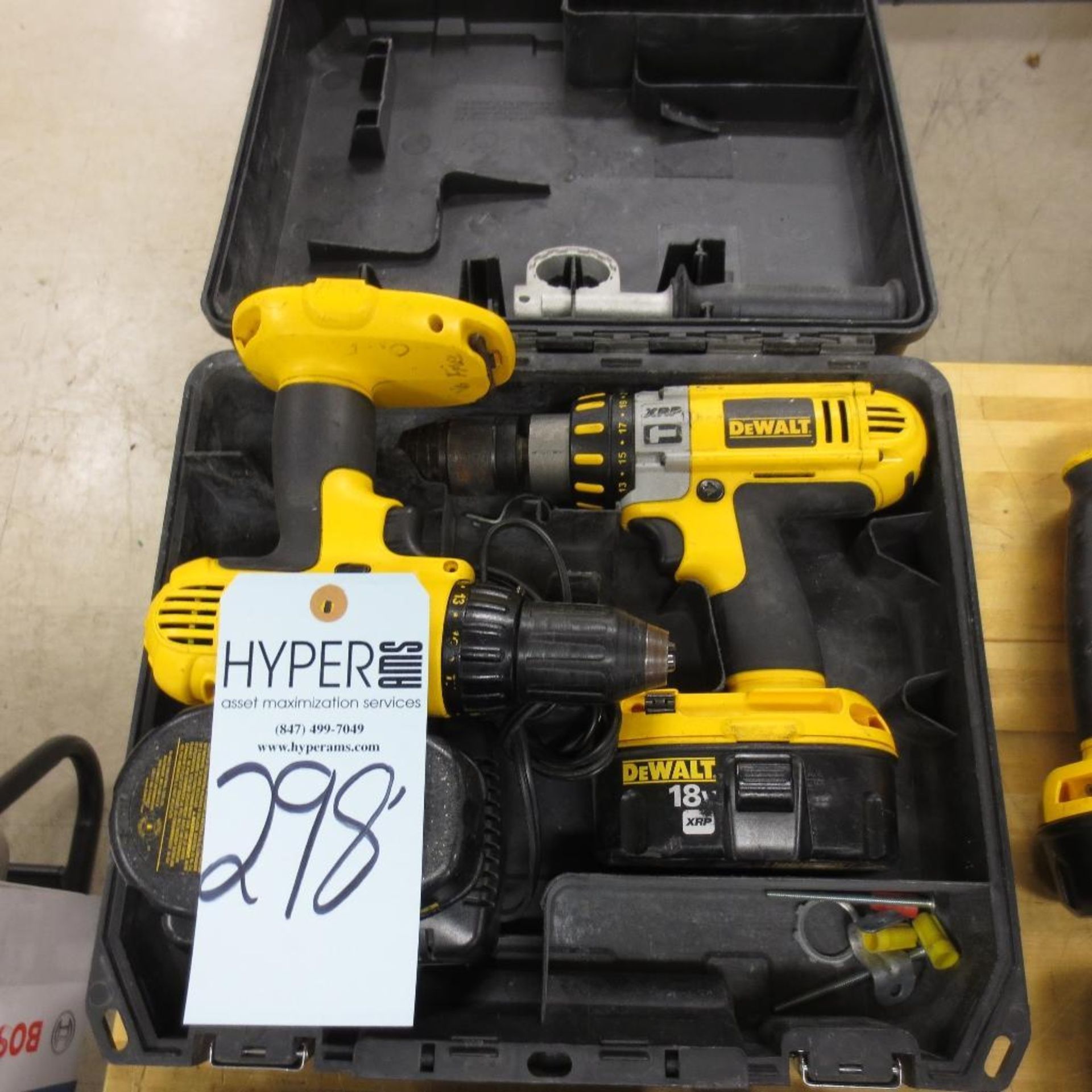 (2) Dewalt 18V Drills