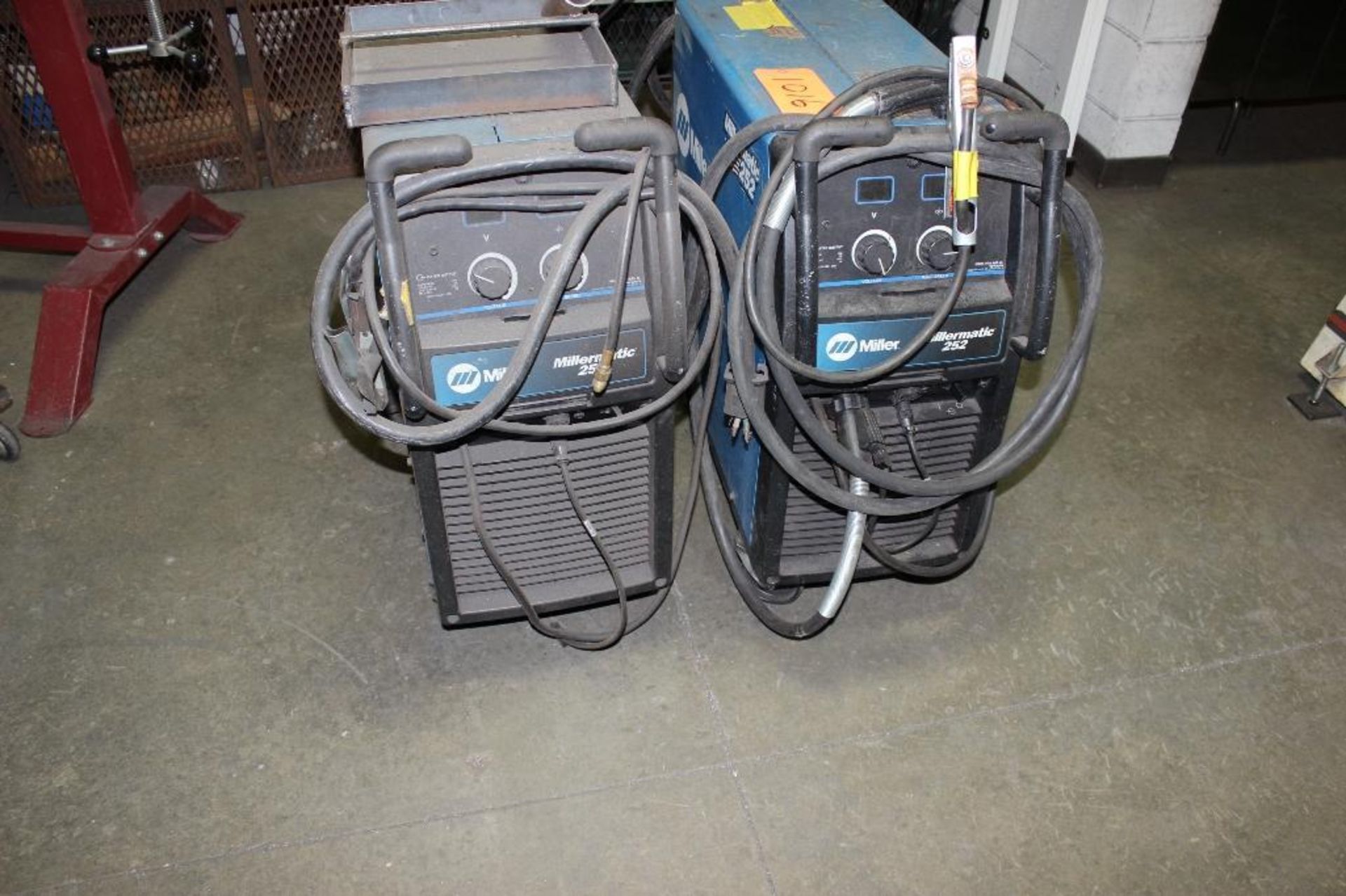 (2) Millermatic 252 serial # LJ490397B & LJ470432B no tanks