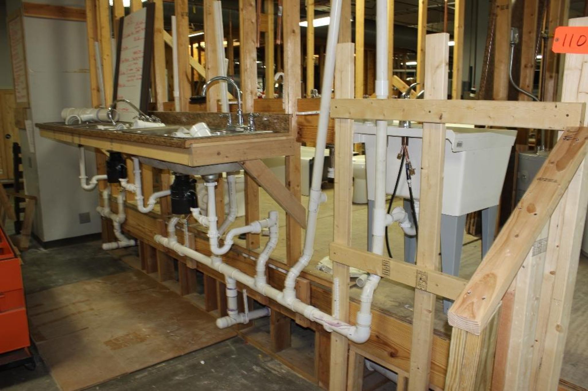 plumbing mock up w/plumbing fixtures does not include lots 1106 and 1105 - Image 4 of 4