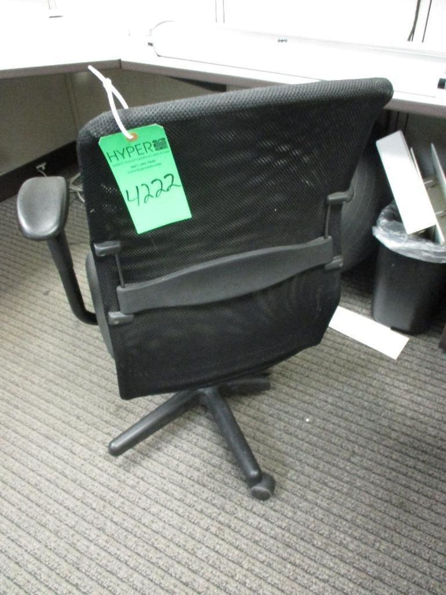 5 Rolling Office chairs - Image 2 of 6