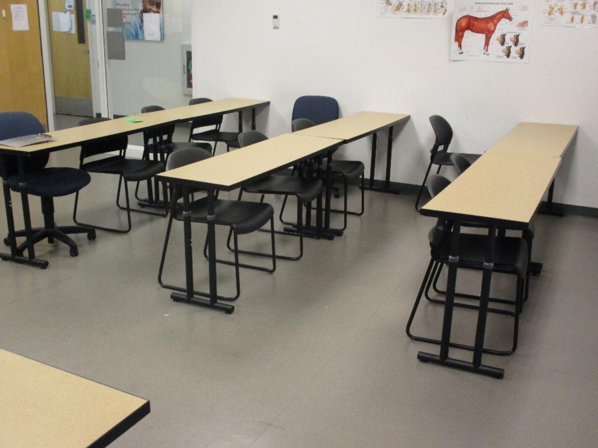 13 Tables, 21 Chairs and remaining contents not tagged in room - Image 5 of 5