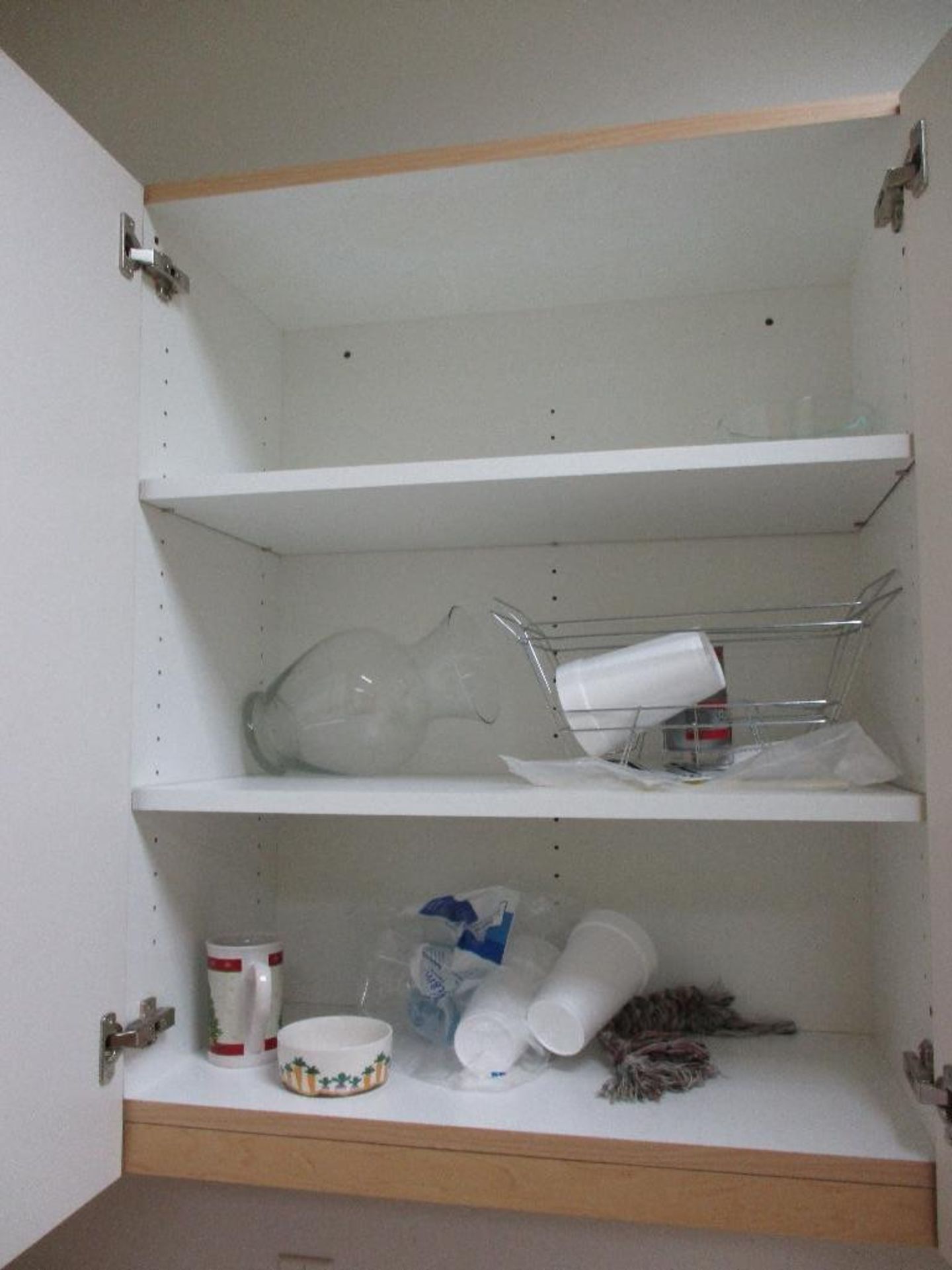Contents of all cabinets and counters in this area and Large sink( disconnect water and cap to code) - Image 15 of 15