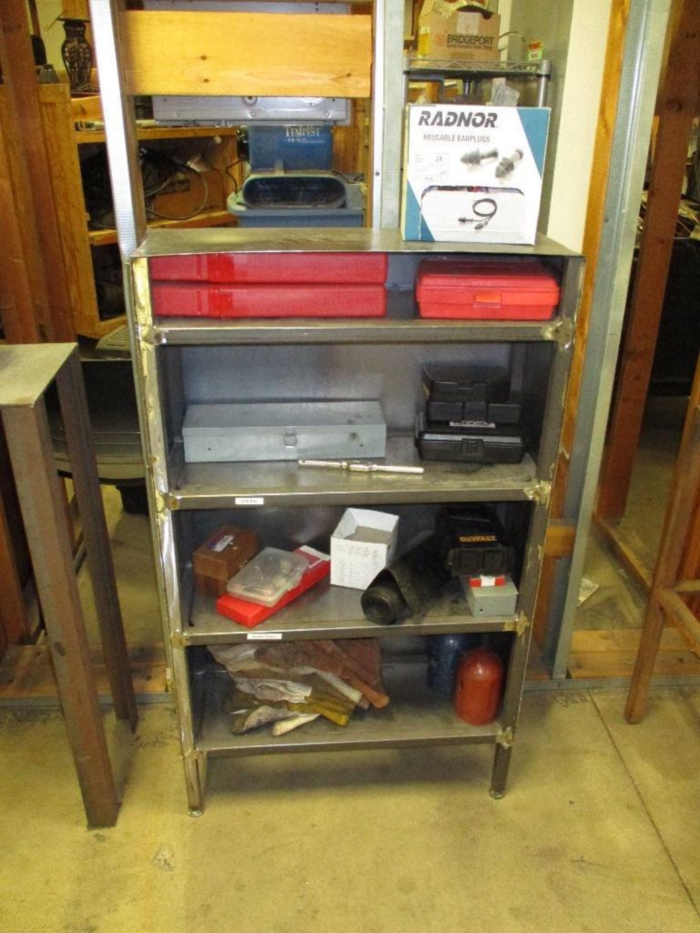 Dayton 6" bench grinder, Kennedy rolling tool box and contents, Shelf with contents - Image 3 of 4