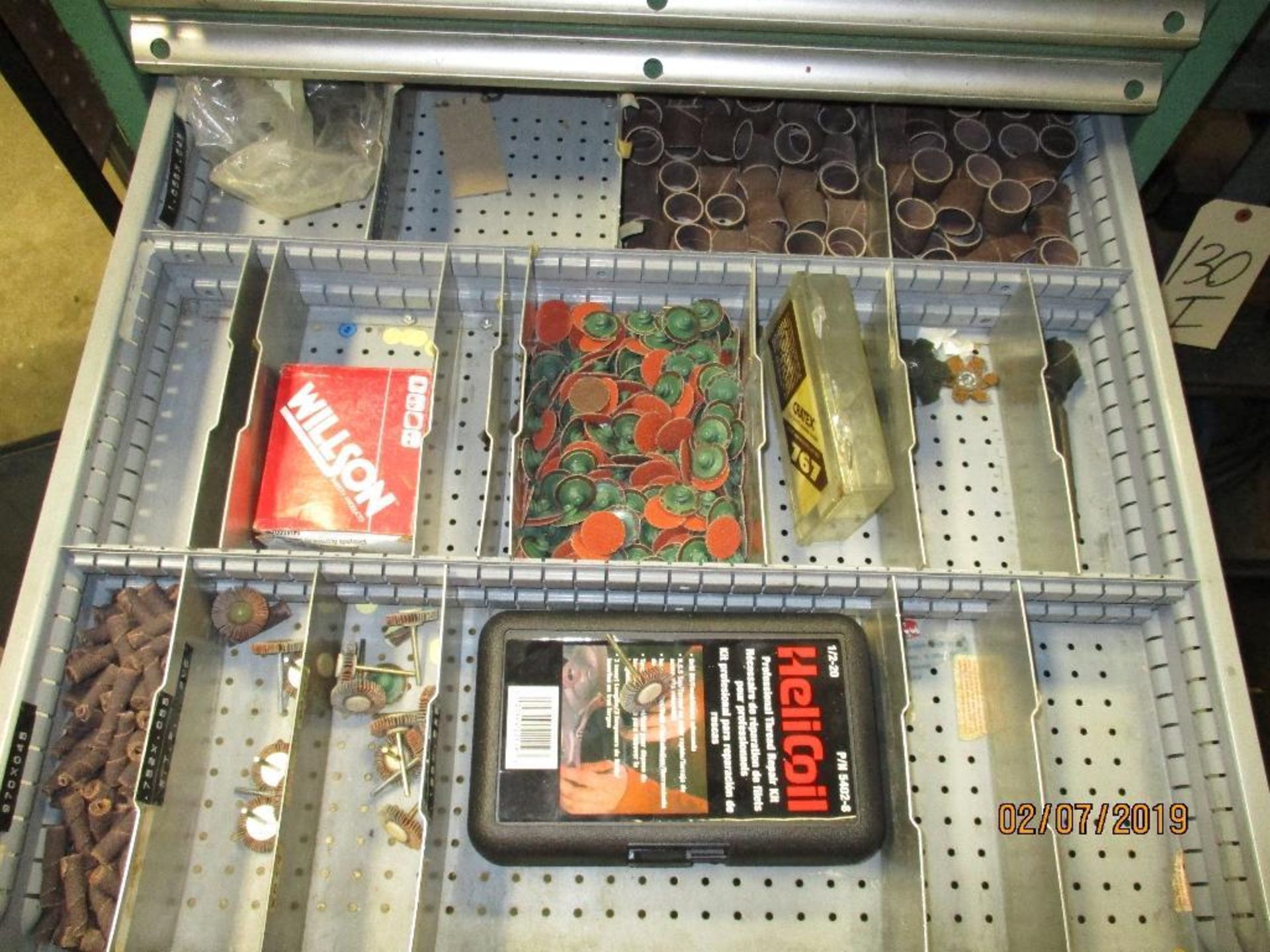 Cabinet Plus Contents of Micrometers, Calibers, Keyways, Helicoils etc. - Image 6 of 10