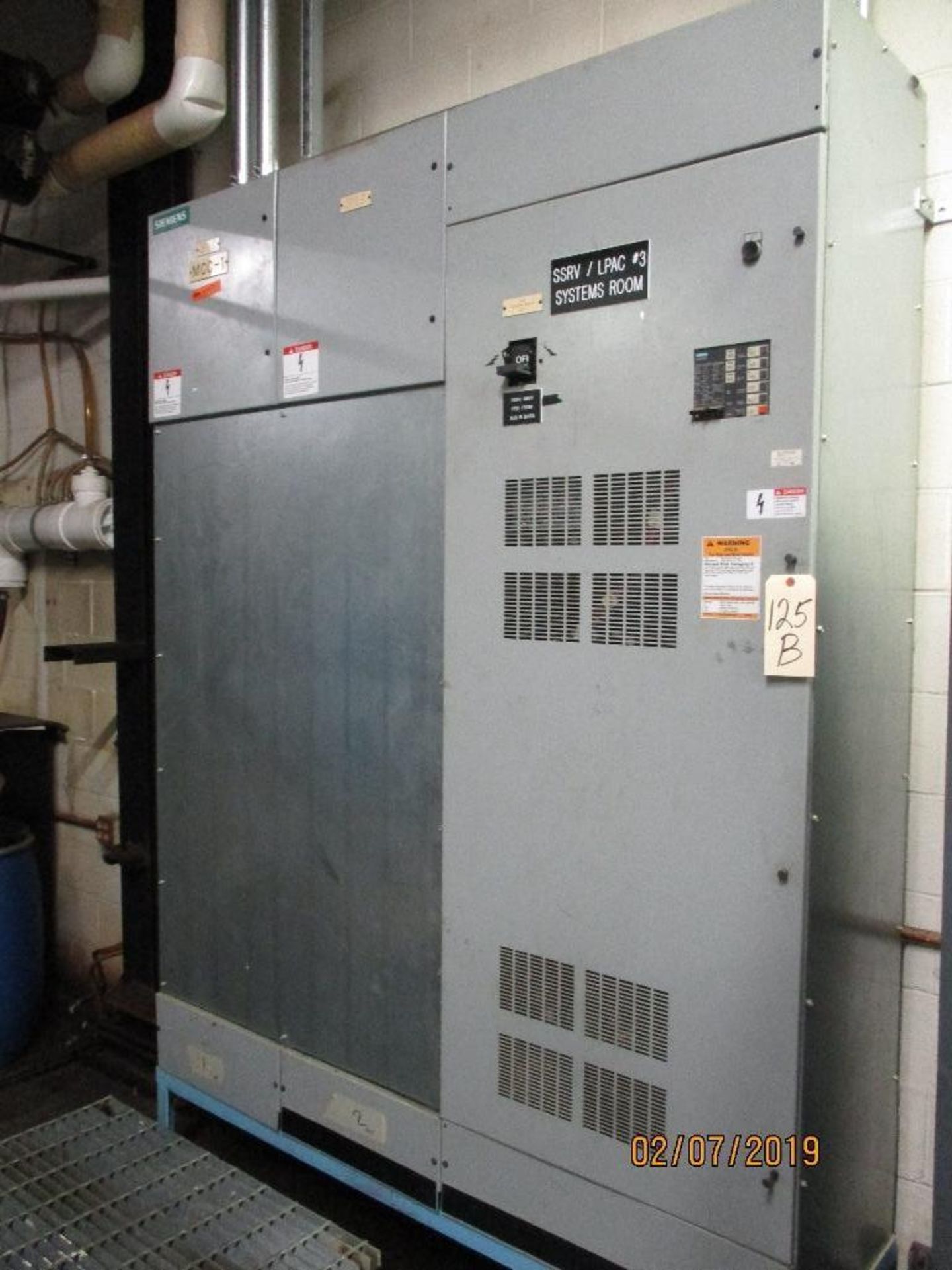 Siemens Compressor Control Electrical Breaker Panel