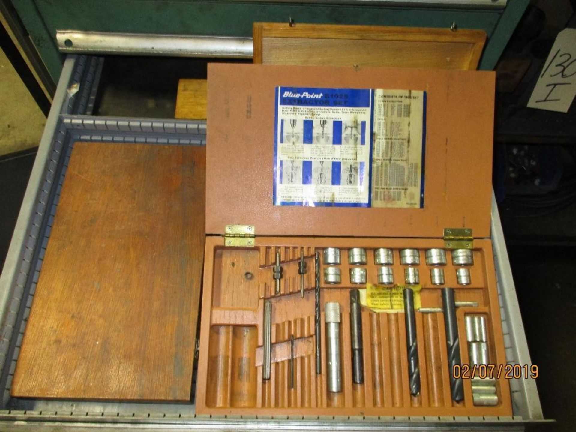 Cabinet Plus Contents of Micrometers, Calibers, Keyways, Helicoils etc. - Image 3 of 10