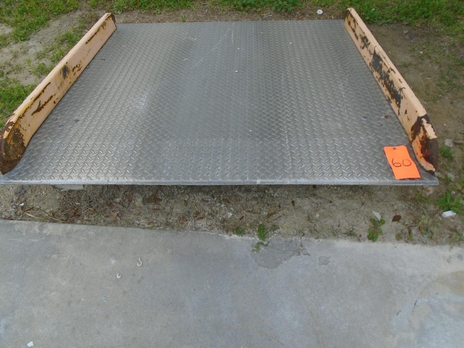 5' x 5' aluminum dock plate