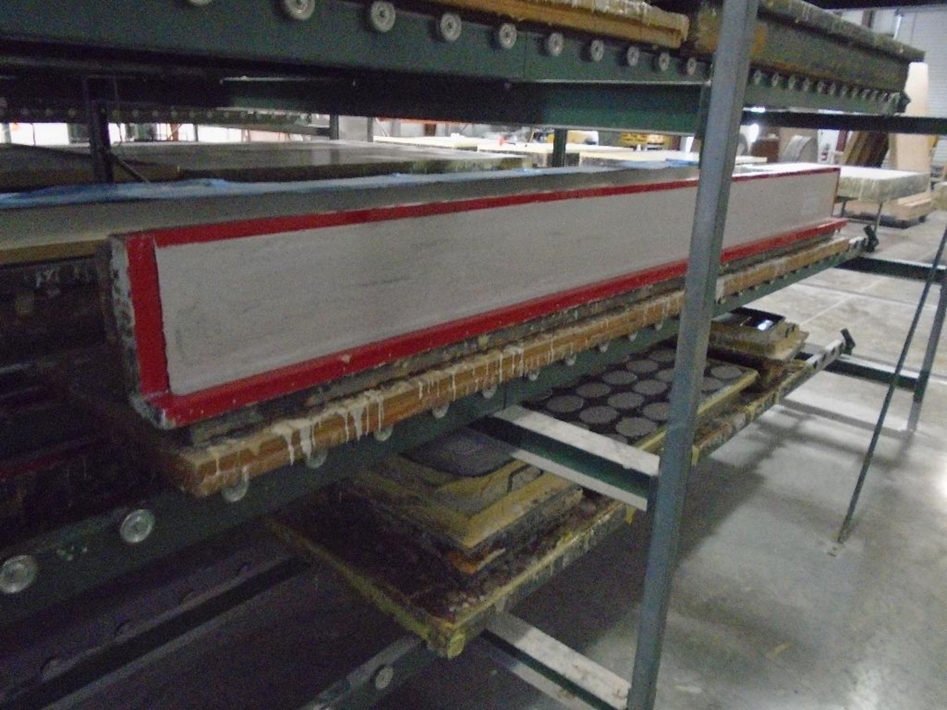 Wheel conveyor rack system approx 24' x 30' x 10' w/contents - Bild 4 aus 6