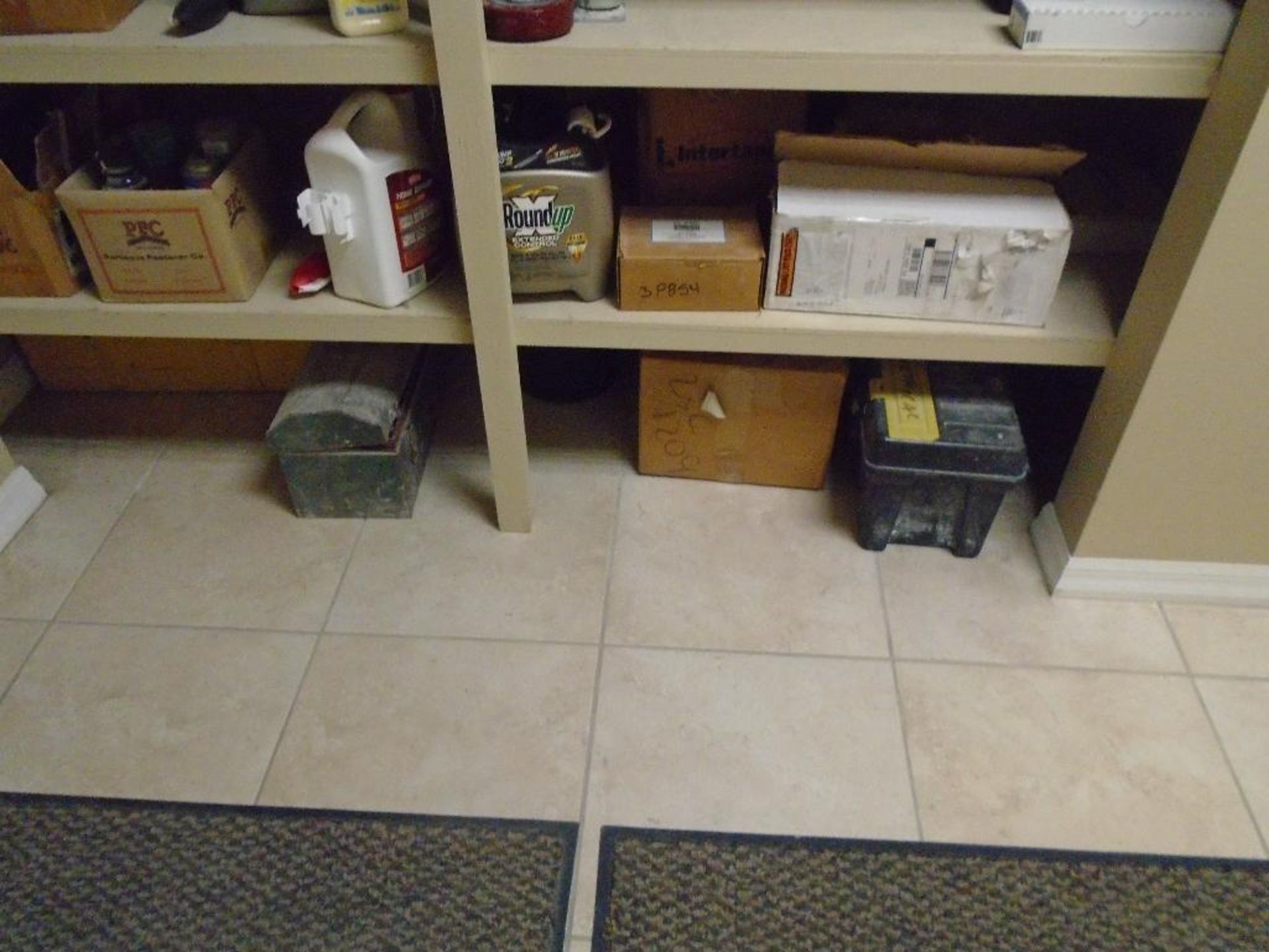 Storage shelves w/contents - Image 4 of 4