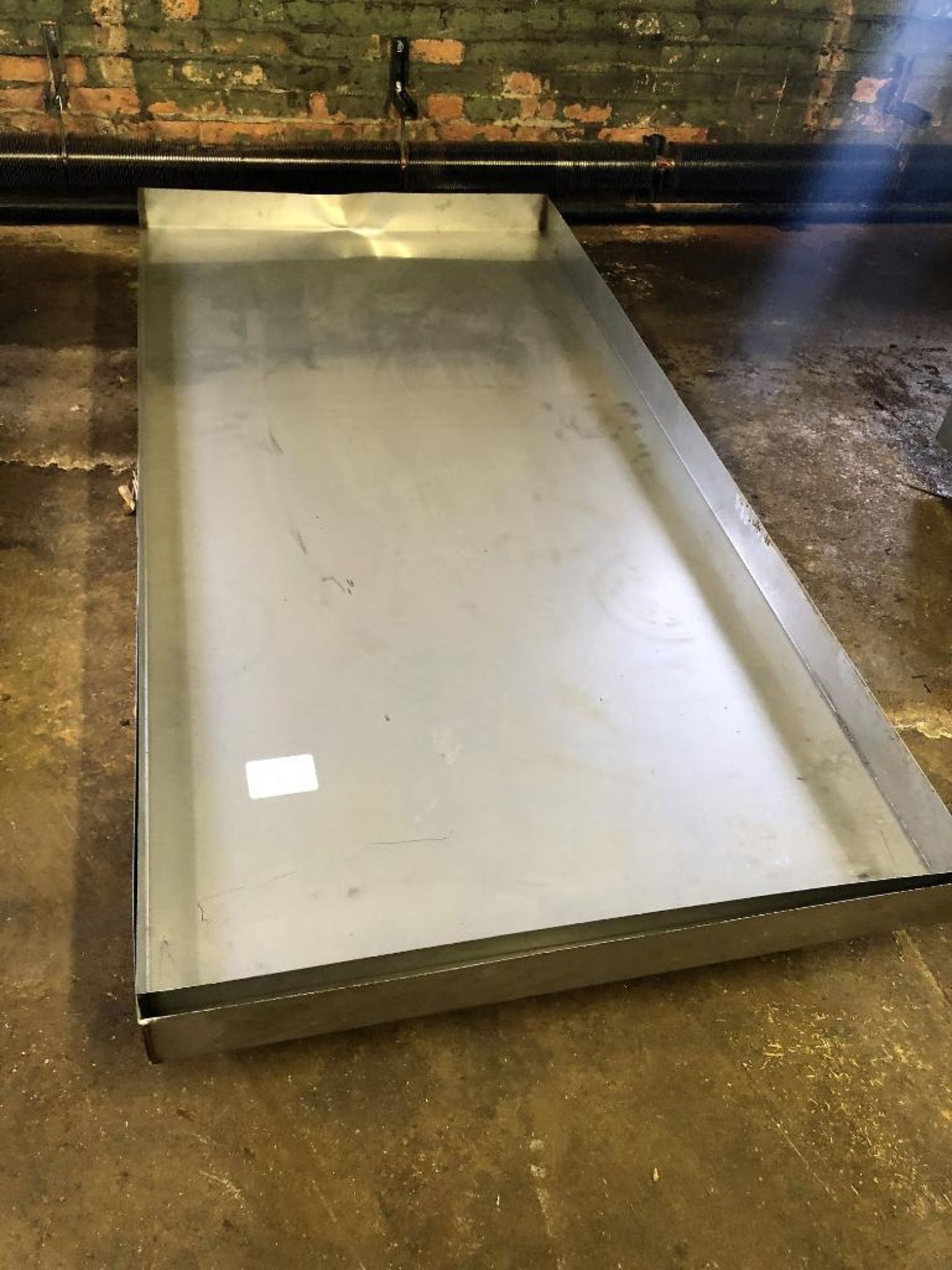 (2) Custon Made S/S Rectangular Pans on one skid