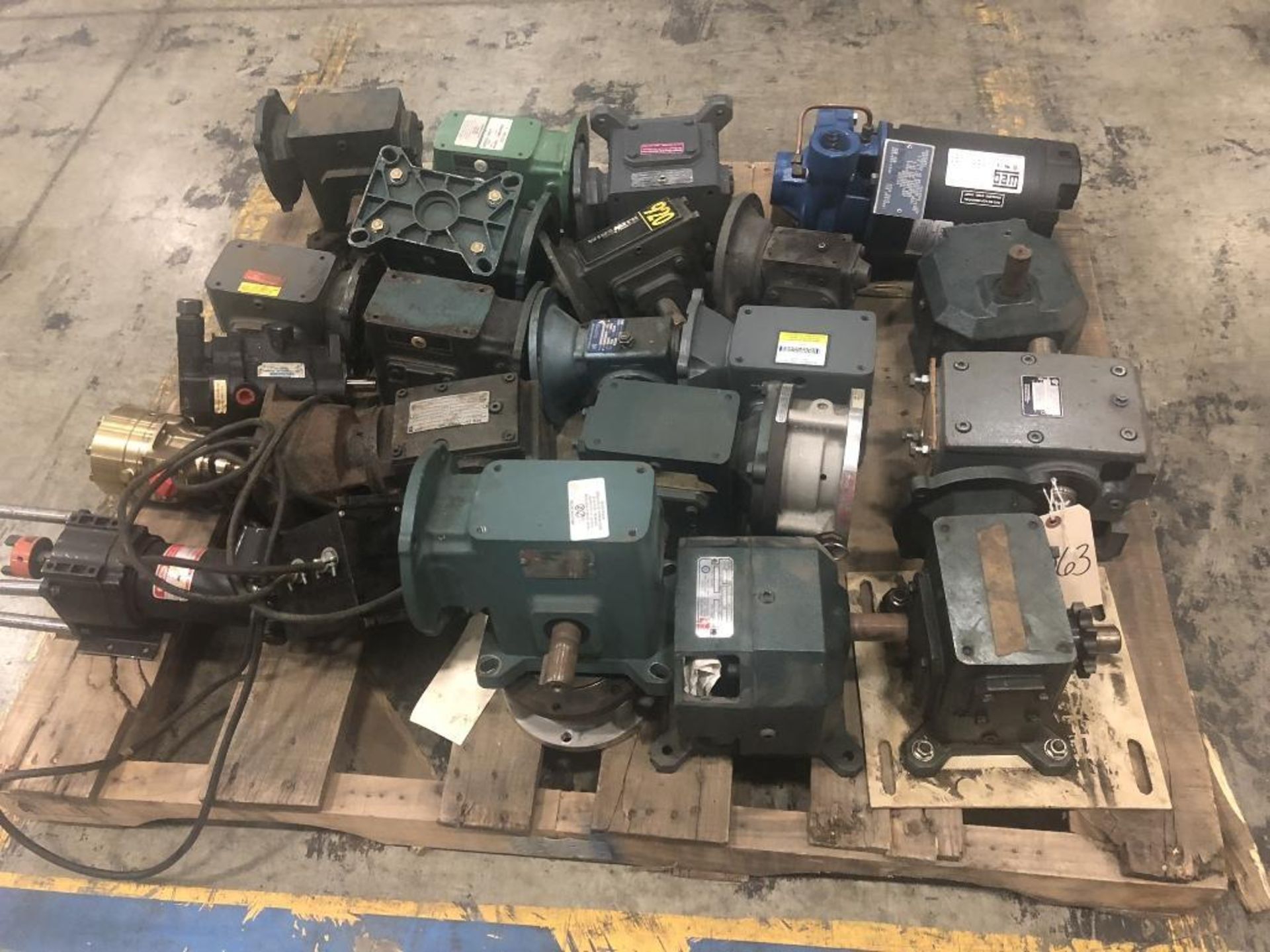 1 Pallet of Gear Box To include but not limited to 1ea Dodge Model AR9491211, 1ea Grove Model TM0220