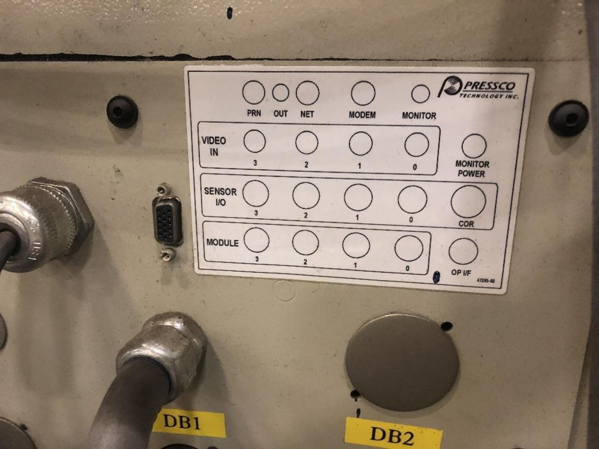 1 ea. Pressco Model : INTELLISPEC Serial II, S/N 6574, Power 120vca/ Single Phase/ 8.3amps, Dimensio - Image 4 of 10