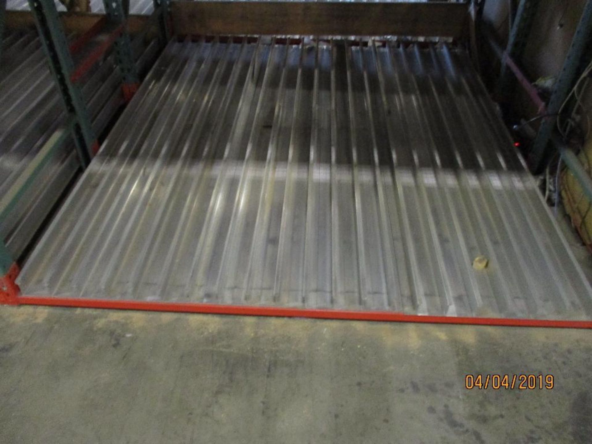 Pallet Racking, Thirty Two 126" x 3' Uprights, One Hundred Fifty Three 7' Crossbeams, With Aluminum - Image 2 of 2
