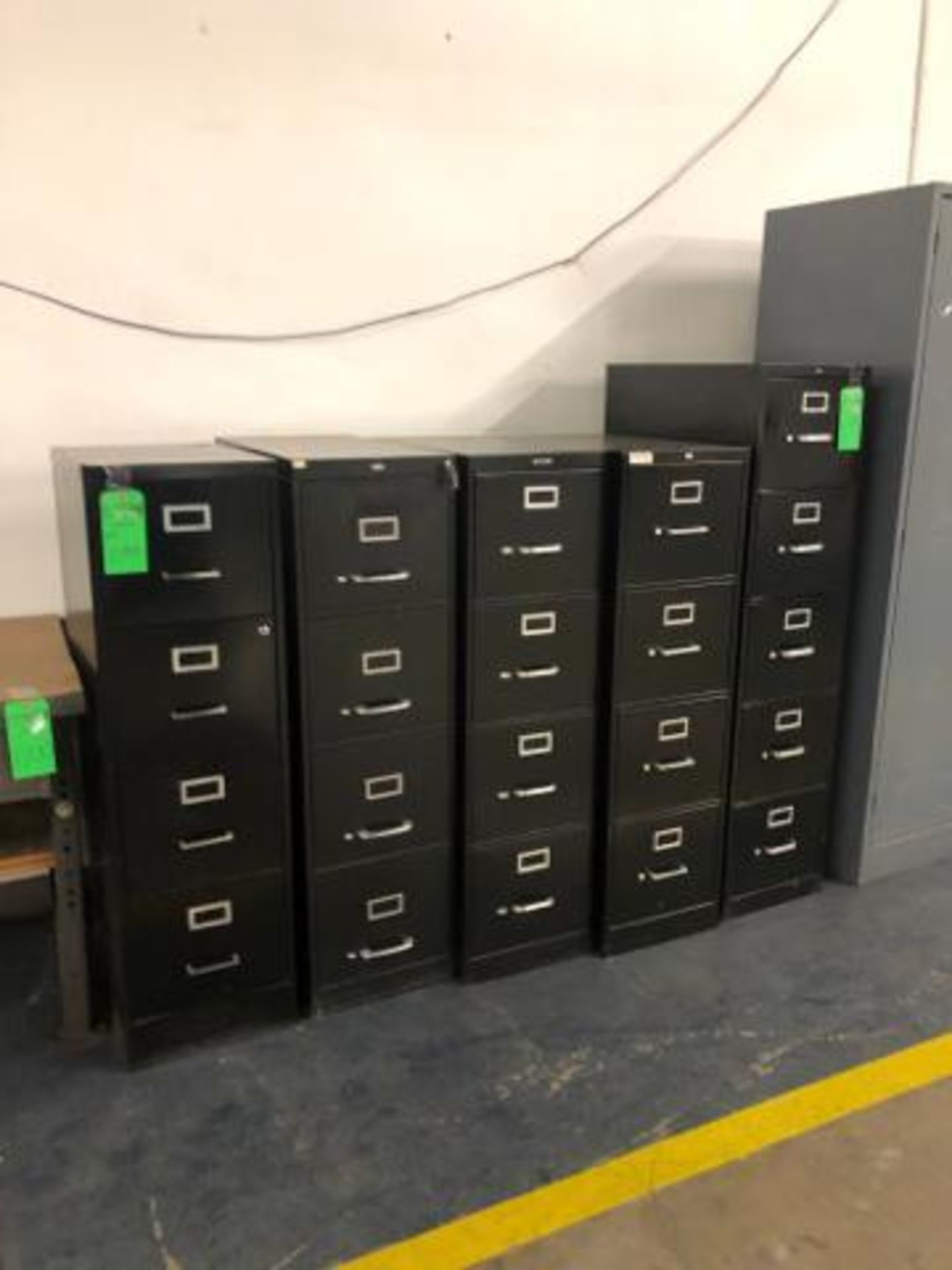 (5) Assorted HDN Metal File Cabinets 15"X 26"X 70". - Image 2 of 4