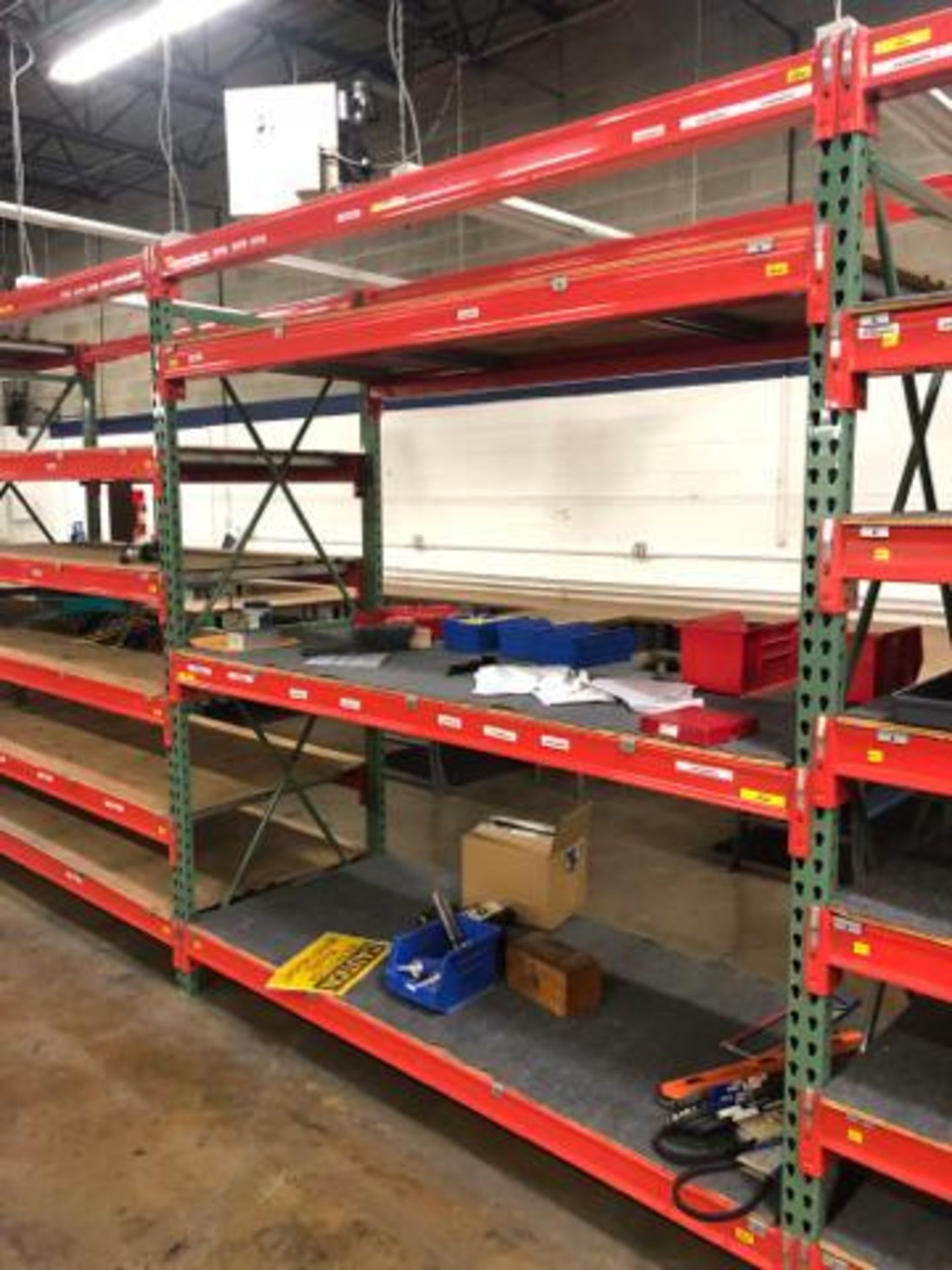 Commercial Pallet Rack, To include: 7 UP Rights 36""x 96"x3", (64) Pallet Rack Beam, 87" x 3". - Image 4 of 6