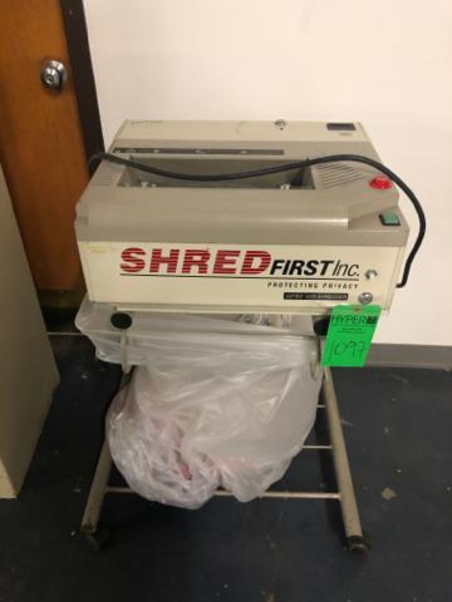 Shred First Inc. Model: Oztec 1275 Paper Shredder w/Stand