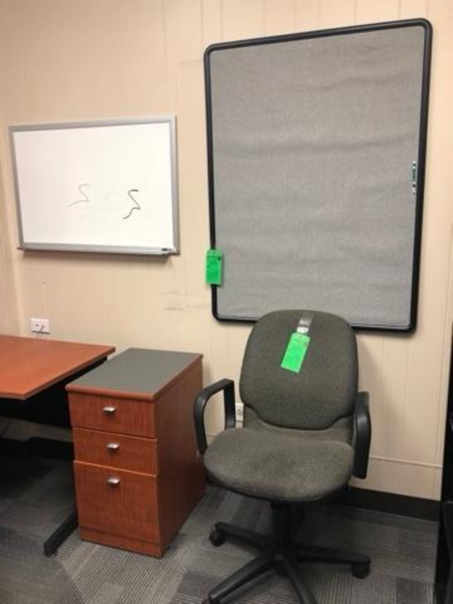 Office Furniture,To include: (1) Office Desk 96" x 83"x 30"; (1) Quartet Dry Erase Board 36"x 24"; ( - Image 5 of 5