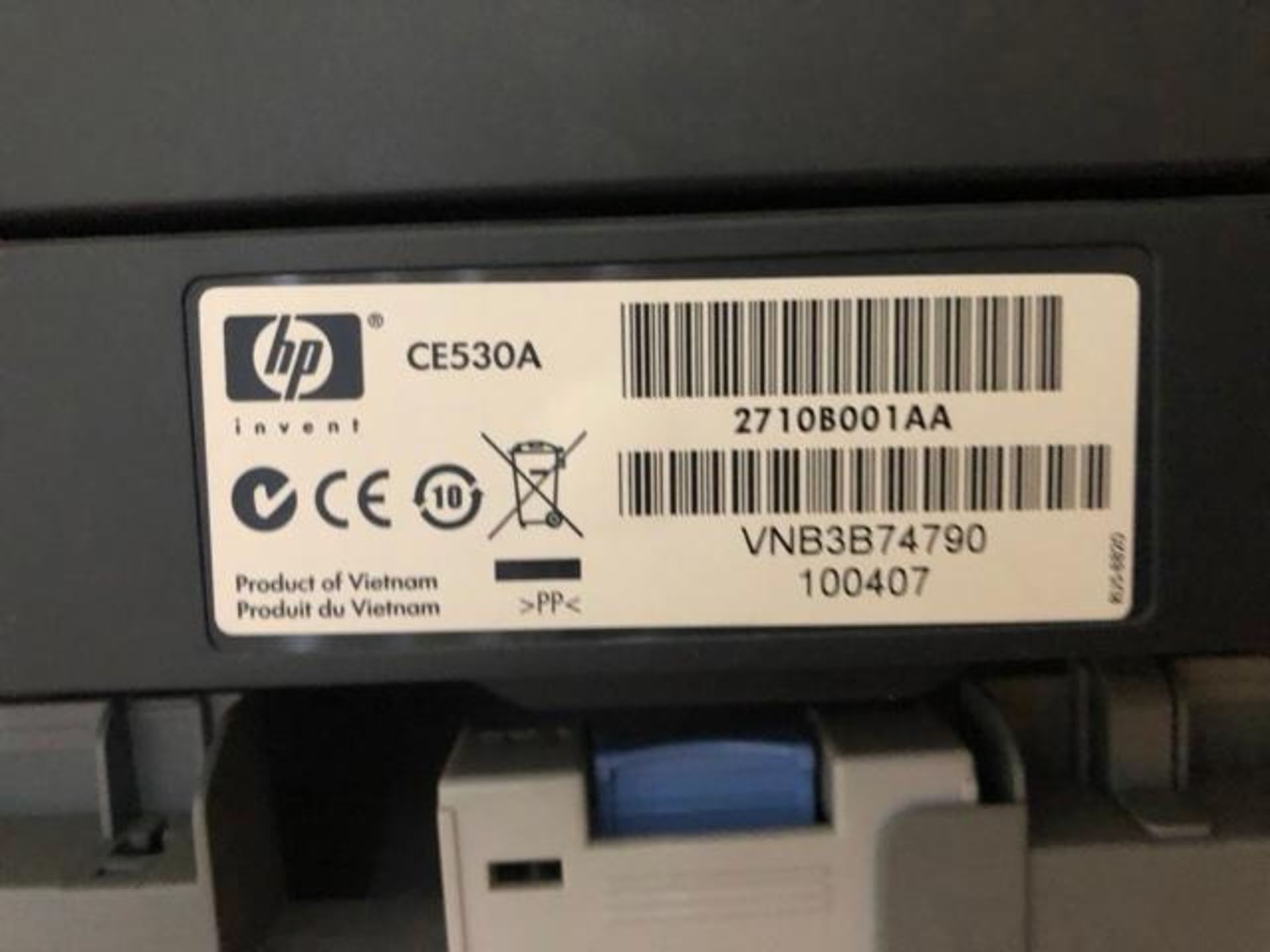 HP Model: P3015 Laserjet Printer - Image 5 of 6