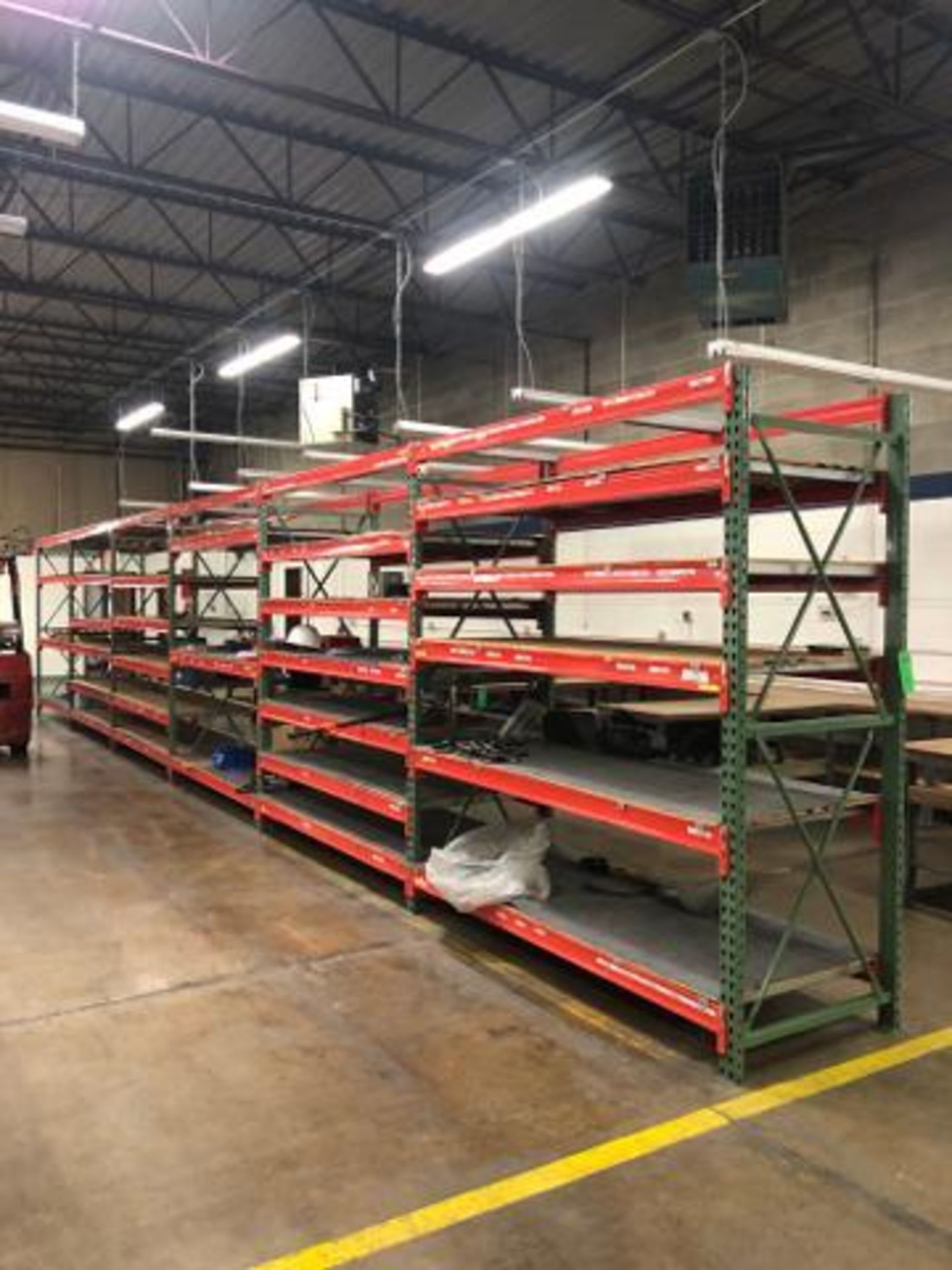 Commercial Pallet Rack, To include: 7 UP Rights 36""x 96"x3", (64) Pallet Rack Beam, 87" x 3". - Image 2 of 6