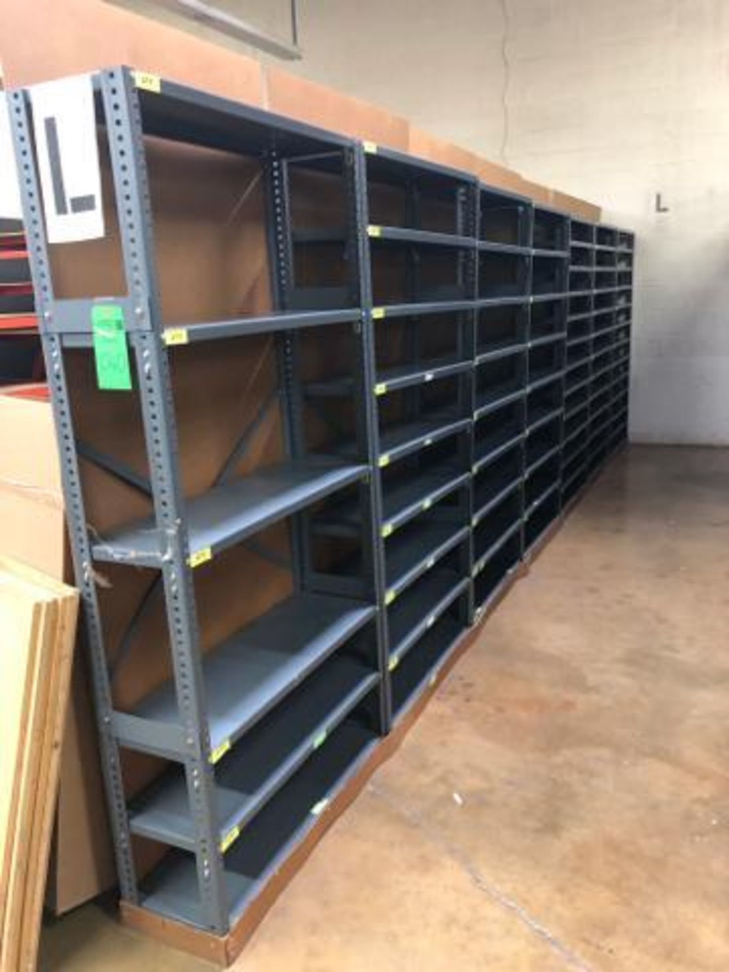 Commercial Storage Metal Rack 12"x 245"x 75"