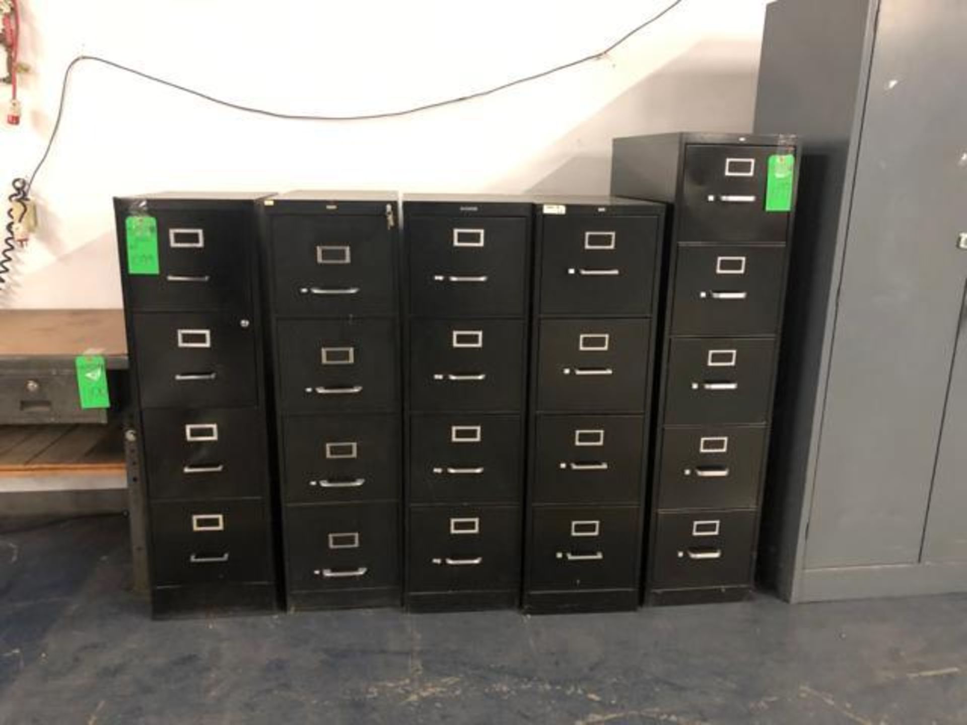(5) Assorted HDN Metal File Cabinets 15"X 26"X 70". - Image 3 of 4