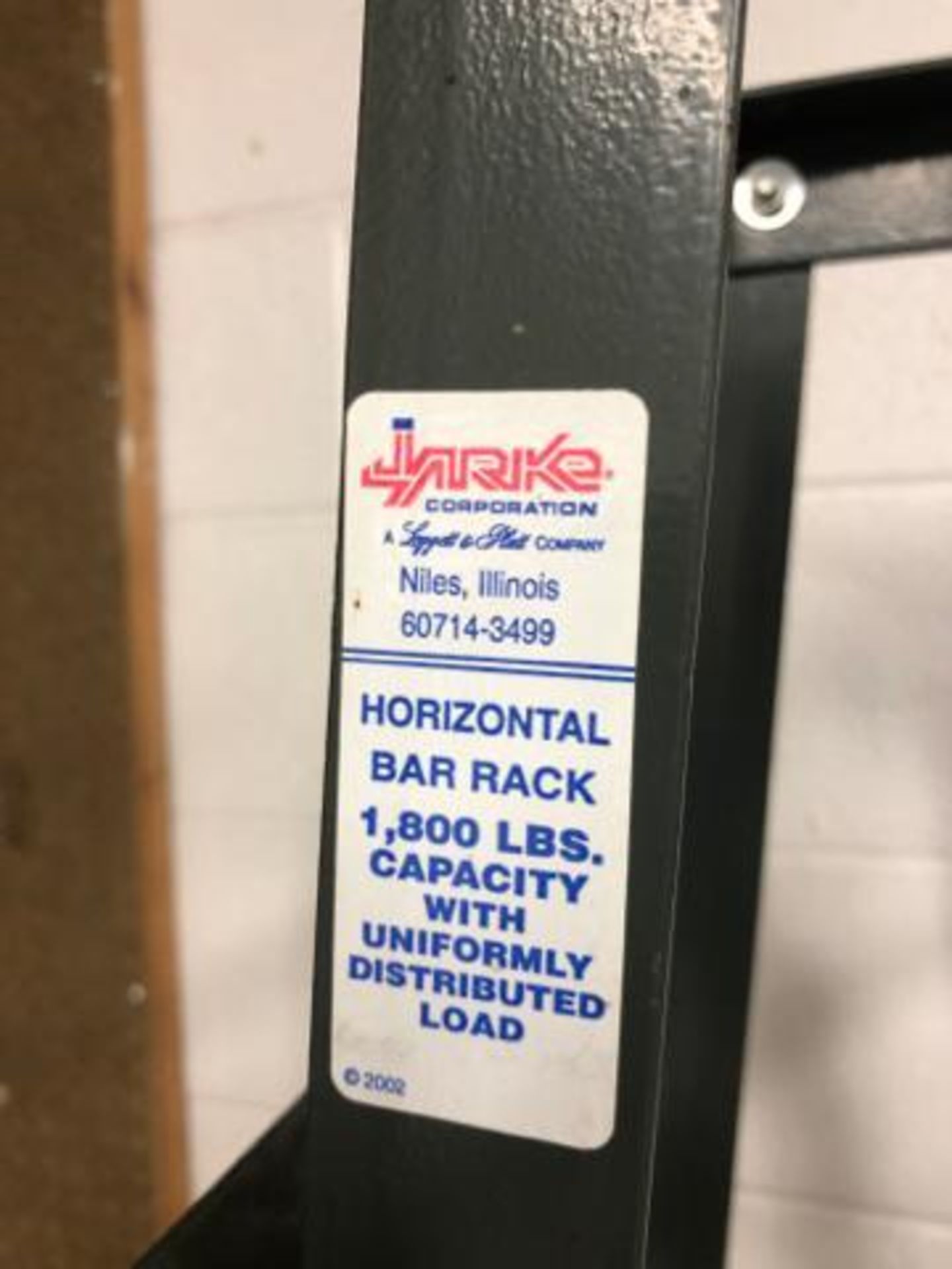 Jarke 1,800 lbs. Cap. Horizontal Bar Rack - Image 3 of 4