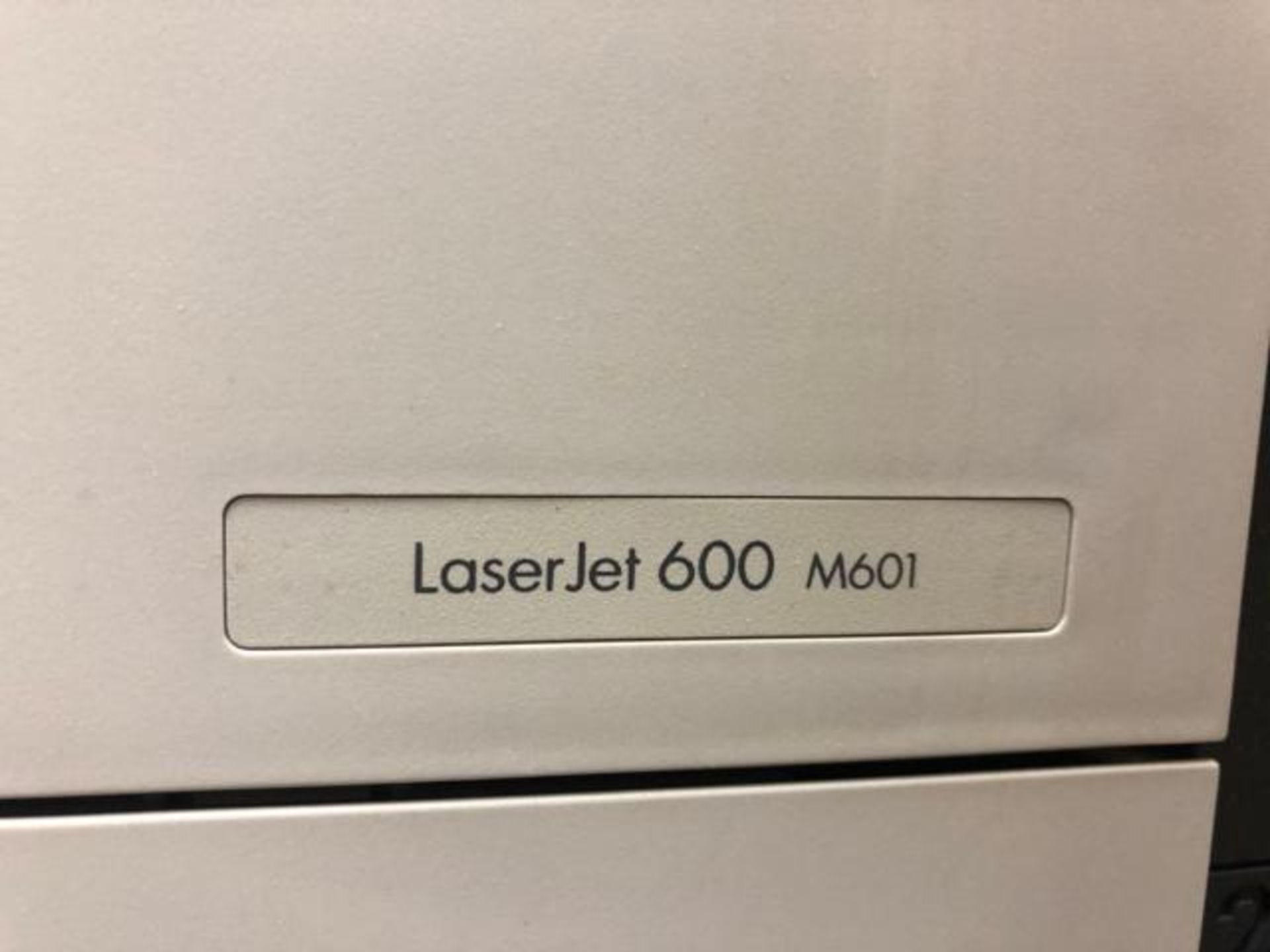 HP Model: 600 M601 Laserjet Printer - Image 3 of 5