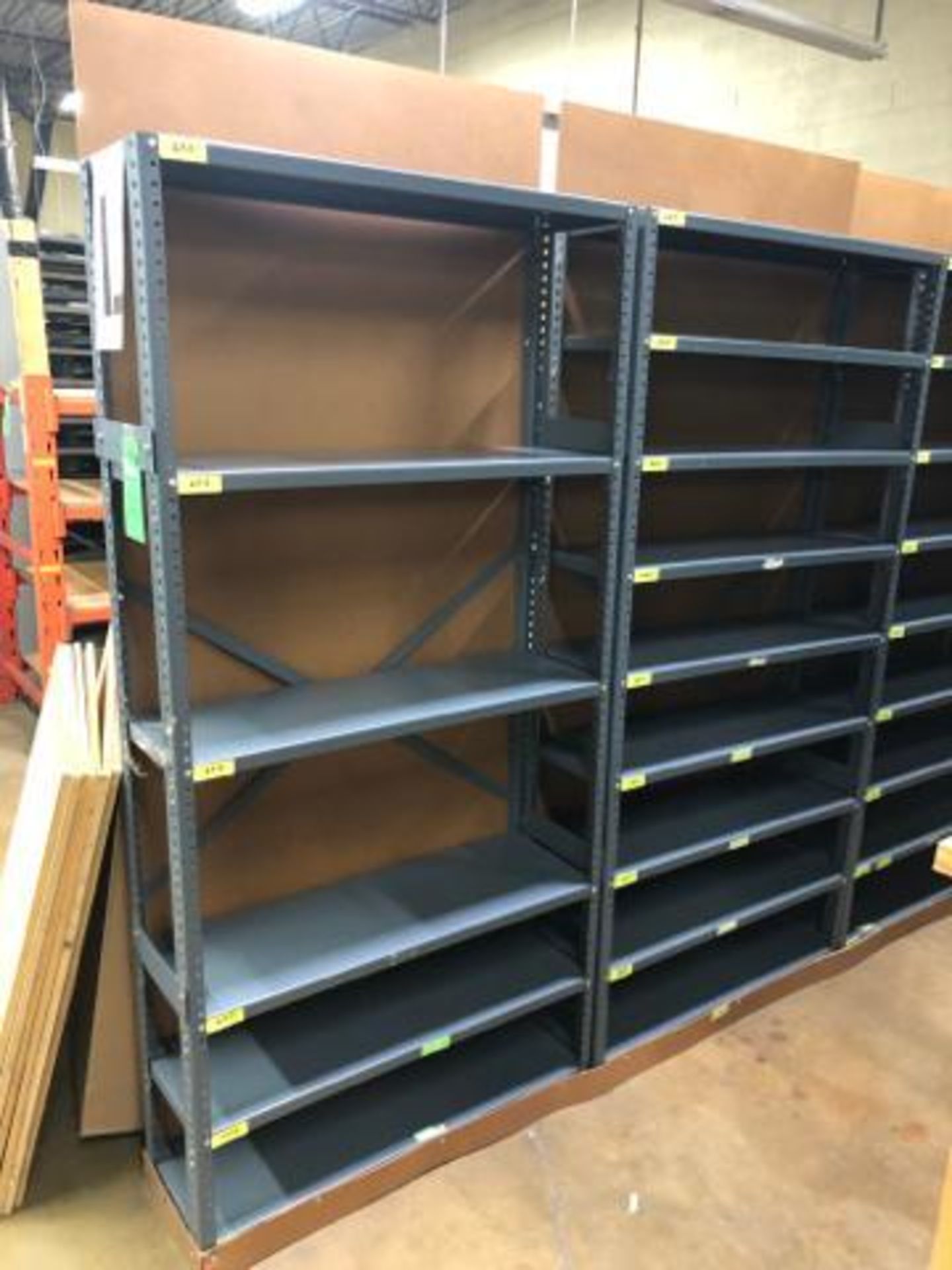 Commercial Storage Metal Rack 12"x 245"x 75" - Image 3 of 3