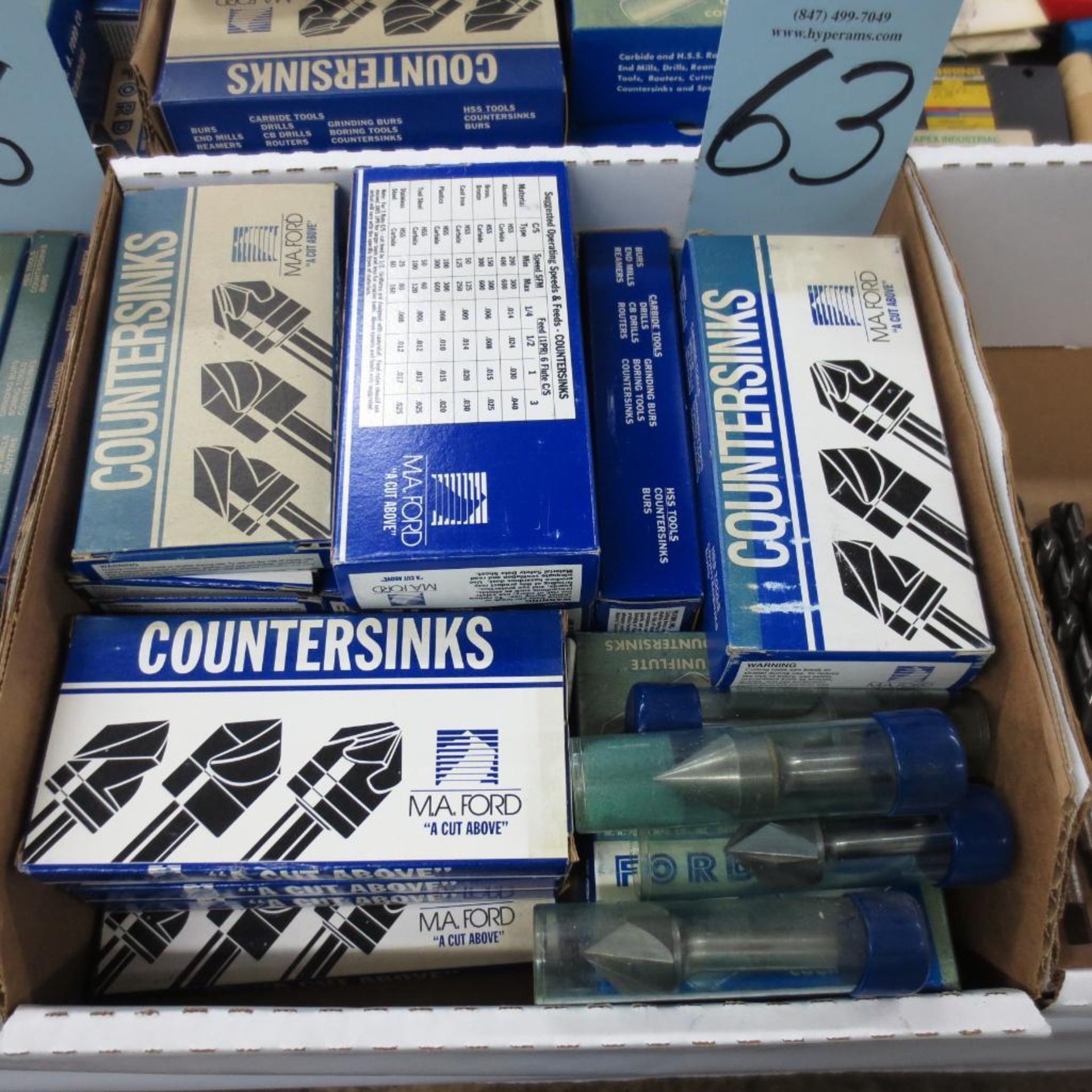 Assorted Counter Sink Bits in one box