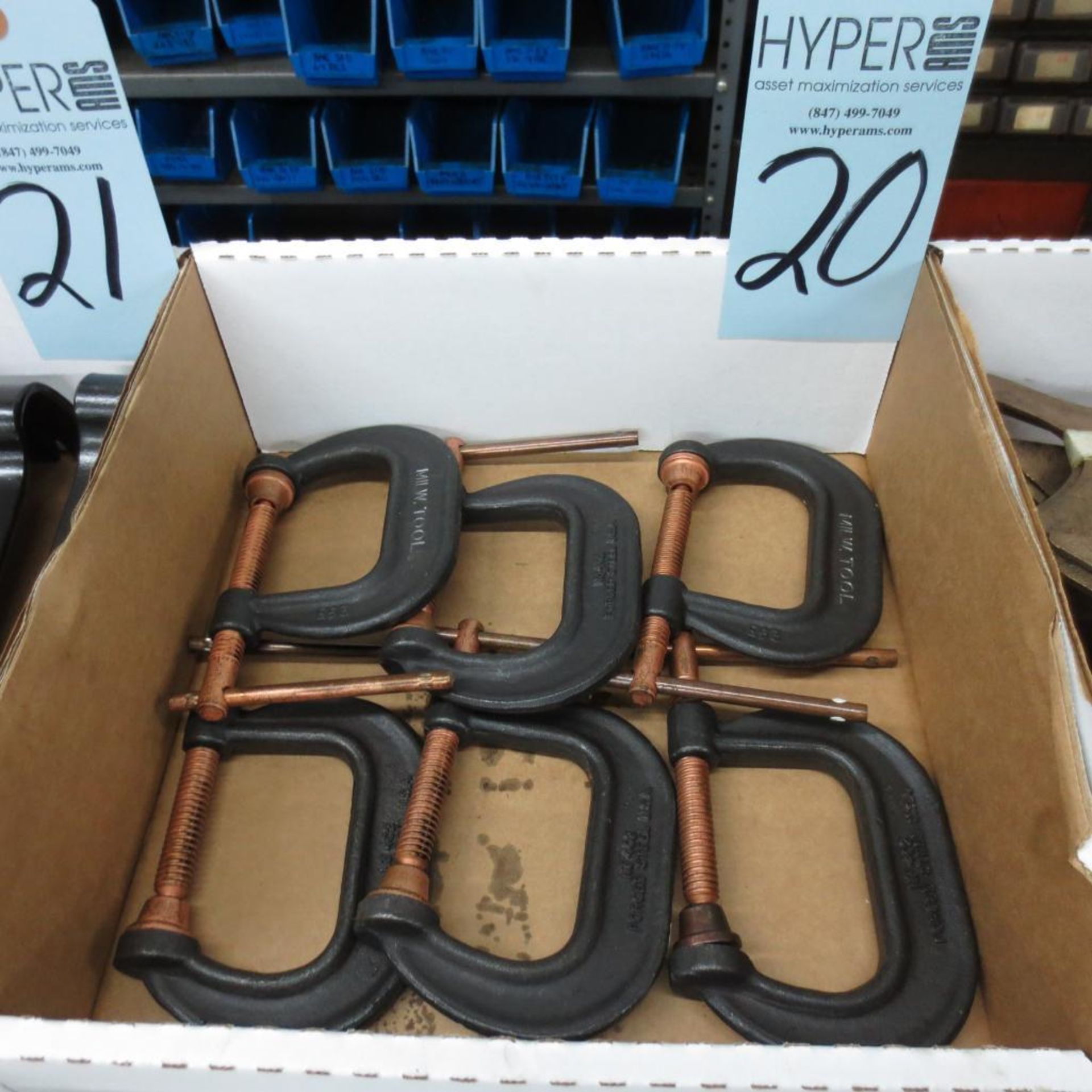 (6) NO.402 C-Clamps in one box