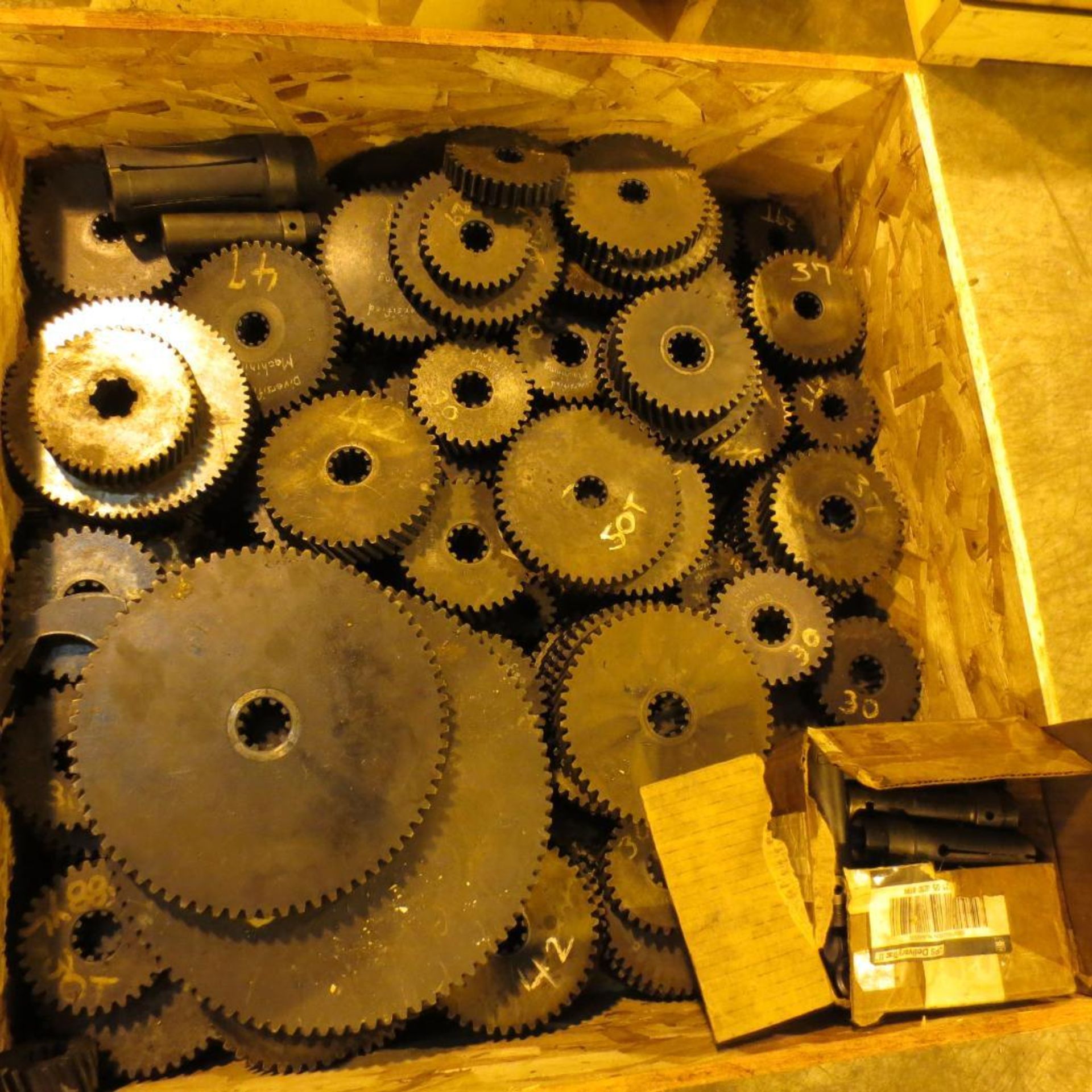 Greenlee Spindle and feed Gears with Feed fingers