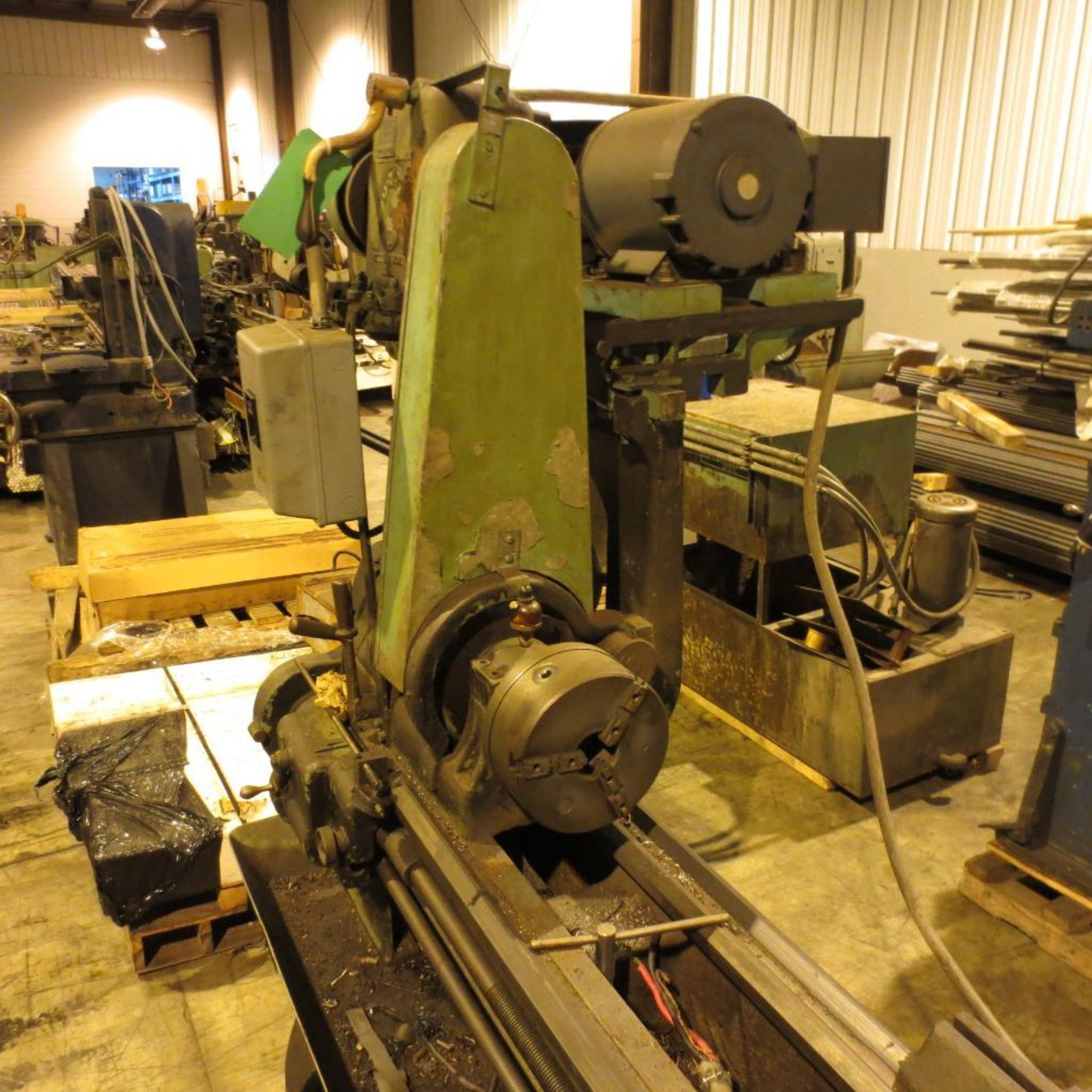 Lathe, 54" Bed, 7" Swing, 1 3/8" Hole *RIGGING $150* - Image 2 of 3