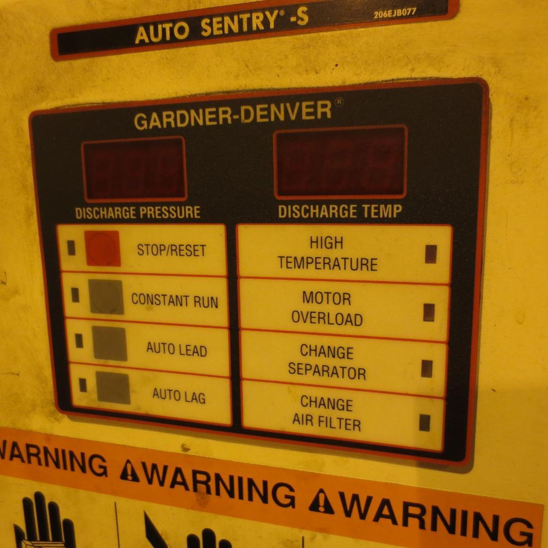 Gander Denver Air Compressor, Model EBEQED, 100PSIG, 230V,1896RPM, 3PH, 24569HR, 20HP *RIGGING $150* - Image 5 of 5