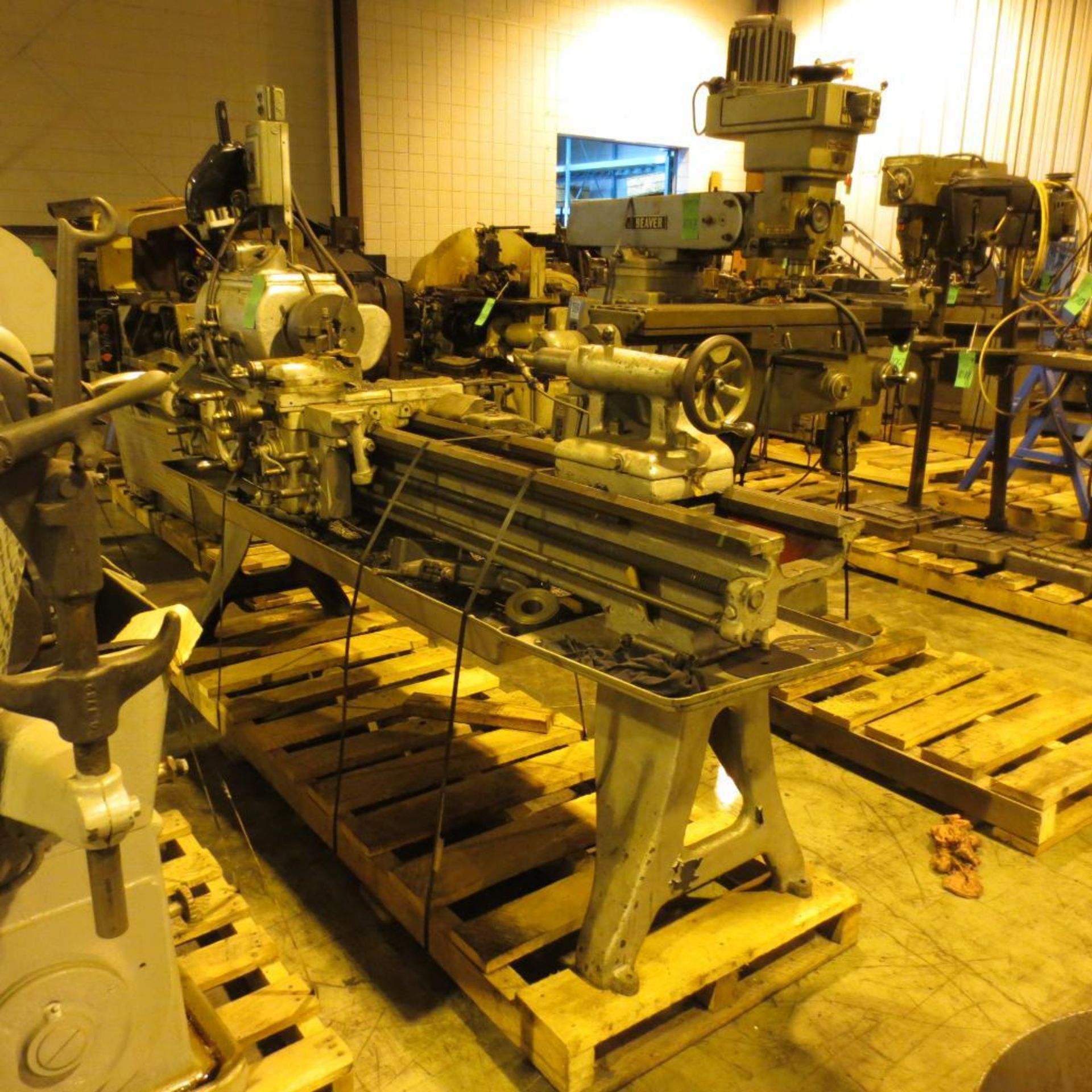 Leblond Regal 17" Lathe, 1 1/2" Hole, 74" Bed, S/N 07404 *RIGGING $65*