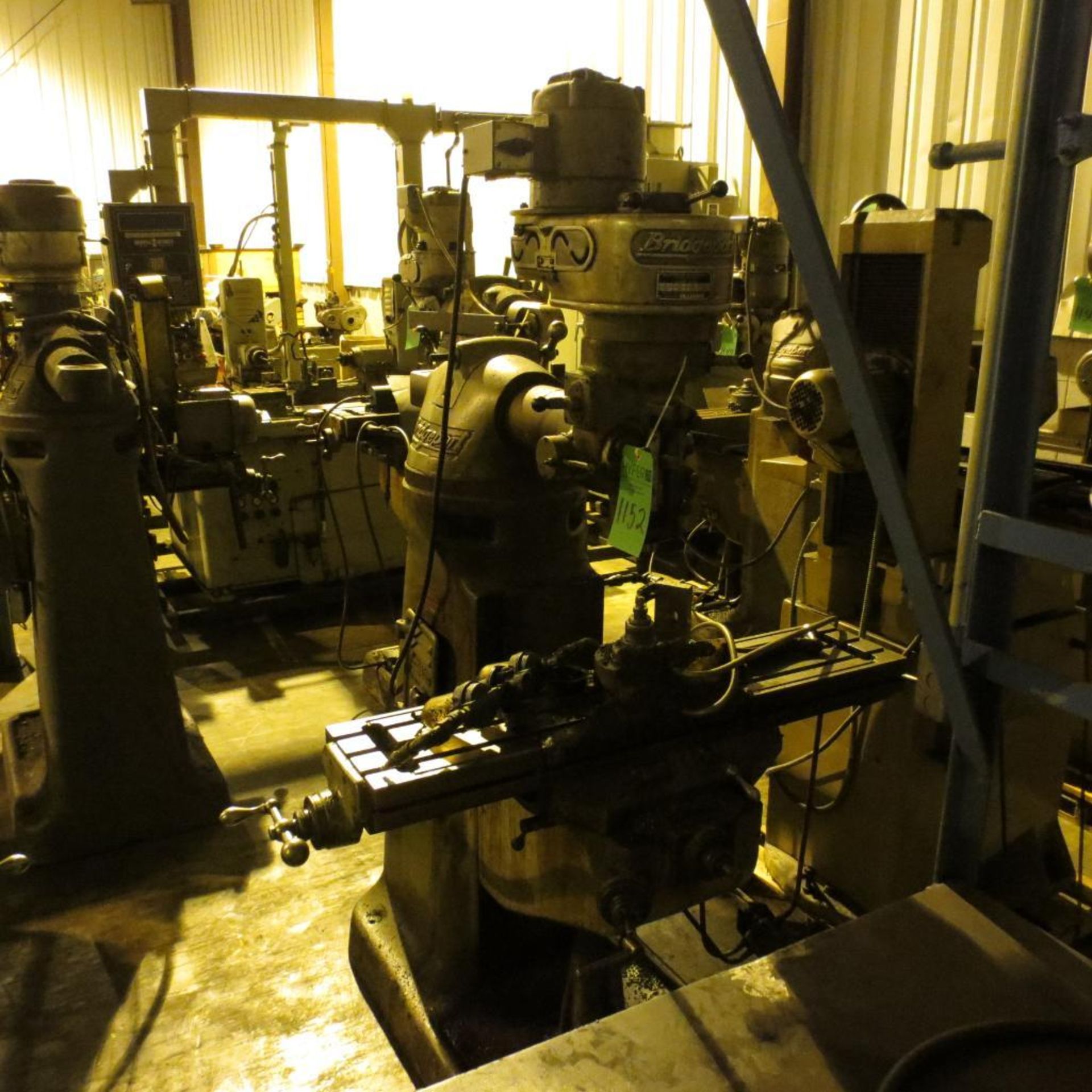 Bridgeport Vertical Milling Machine, 49"x9" Slotted Table, S/N 19604 *RIGGING $65* - Image 2 of 5