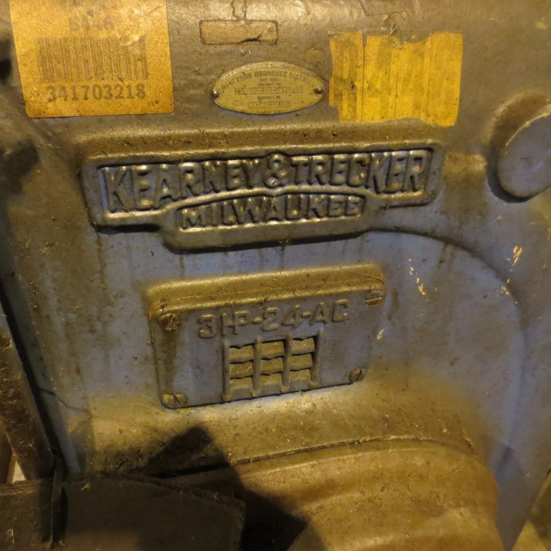 Kearney-Trecker 3 HP-24-AC Mill *RIGGING $100* - Image 2 of 2