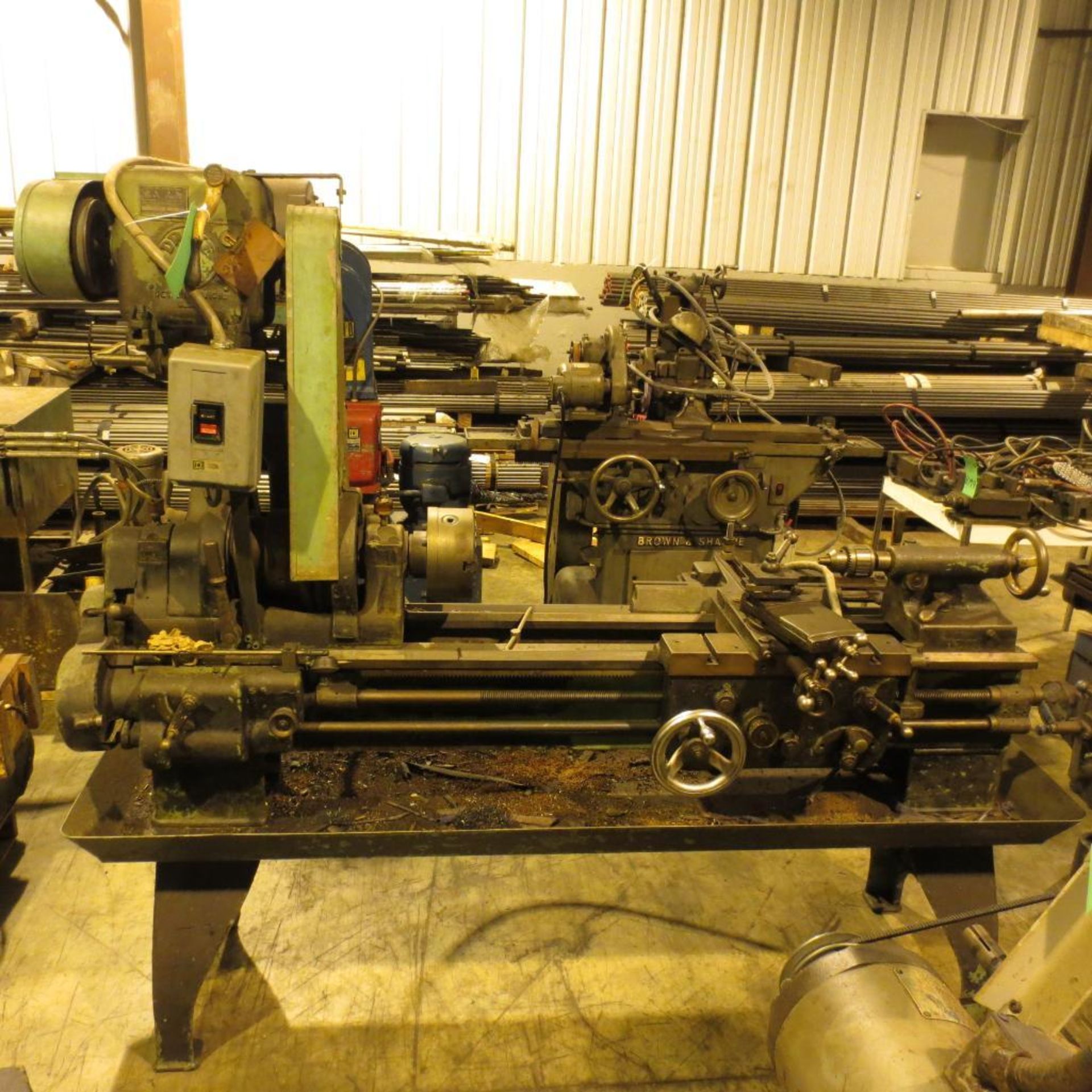 Lathe, 54" Bed, 7" Swing, 1 3/8" Hole *RIGGING $150*