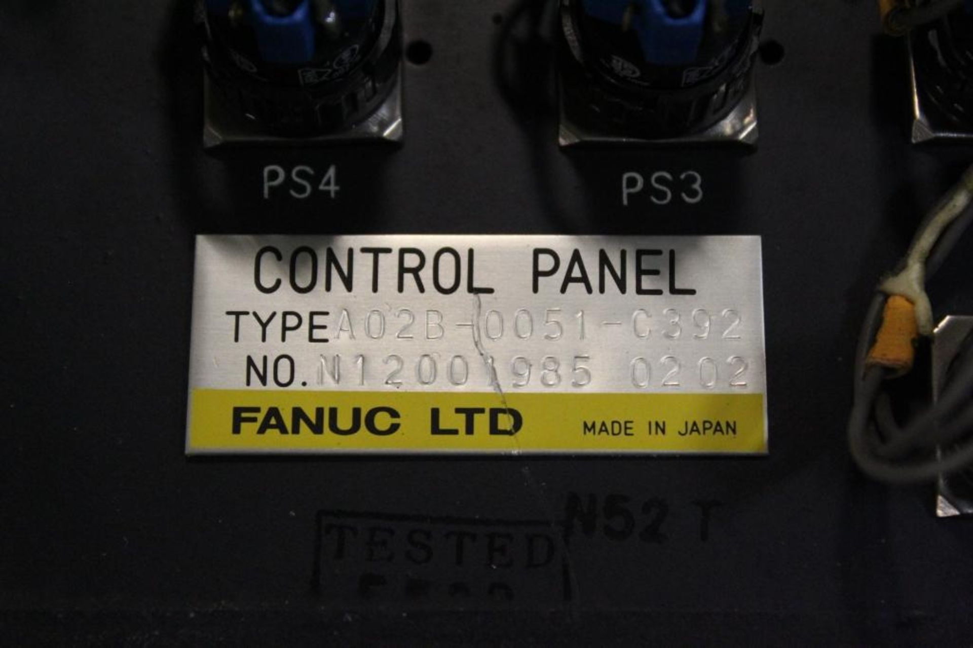 Fanuc A02B-0051-0392 Control Panel - Image 2 of 2