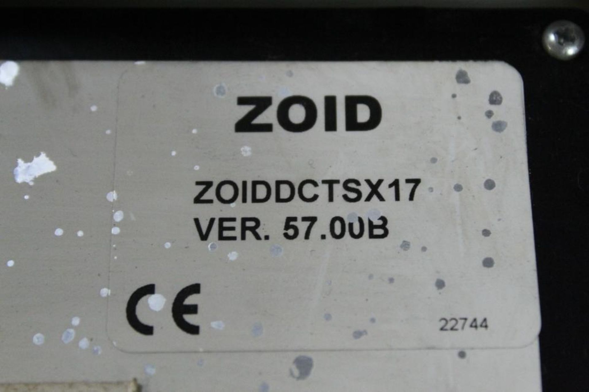Zoid ZOIDDCTSX17 Control Panel - Image 2 of 2