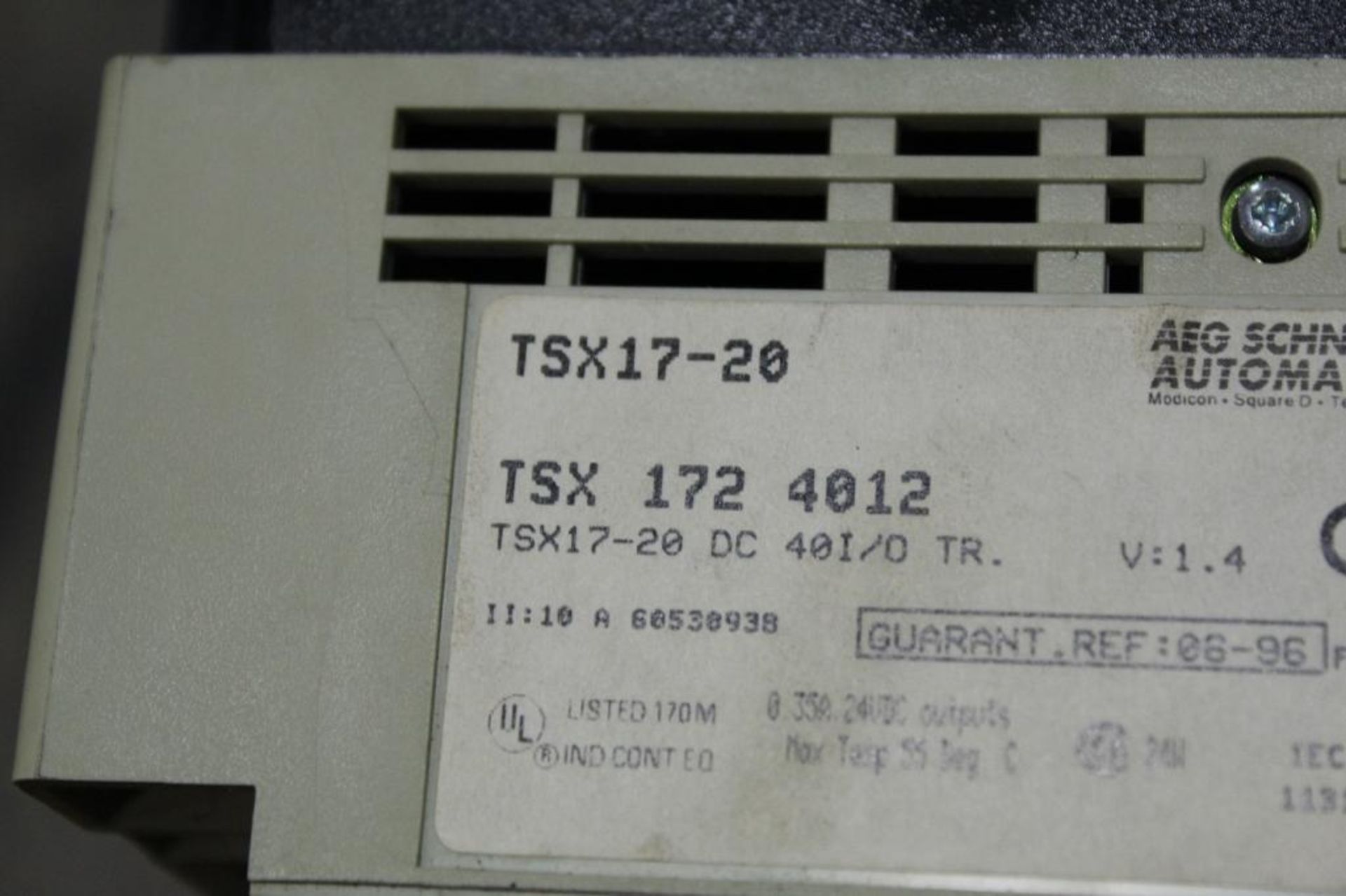 (Lot of 2) Telemecanique Schneider Electric TSX 172 4012 Controller - Image 2 of 2