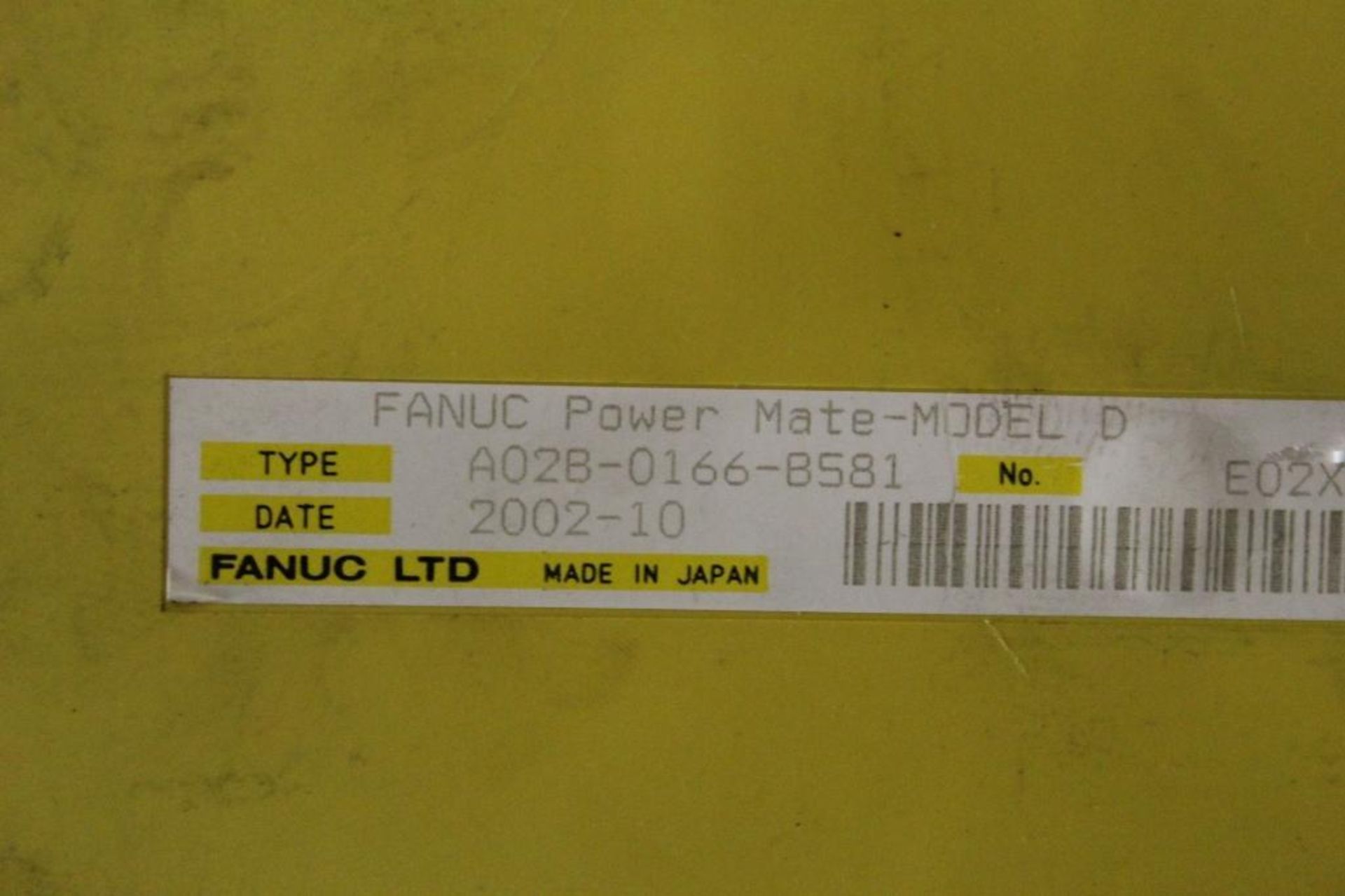 (Lot of 2) Fanuc A02B-0166-B581 Power Mate Model D - Image 2 of 2