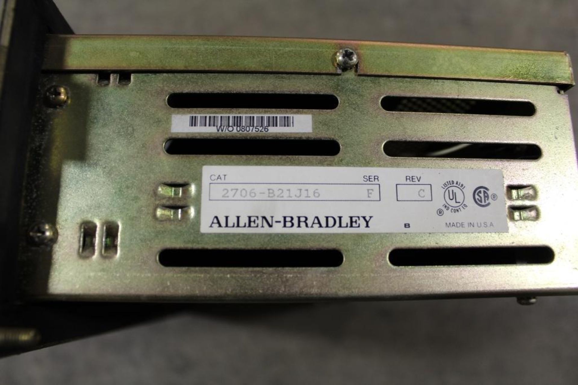 Allen Bradley 2706-B21J16 Operator Interface - Image 2 of 2