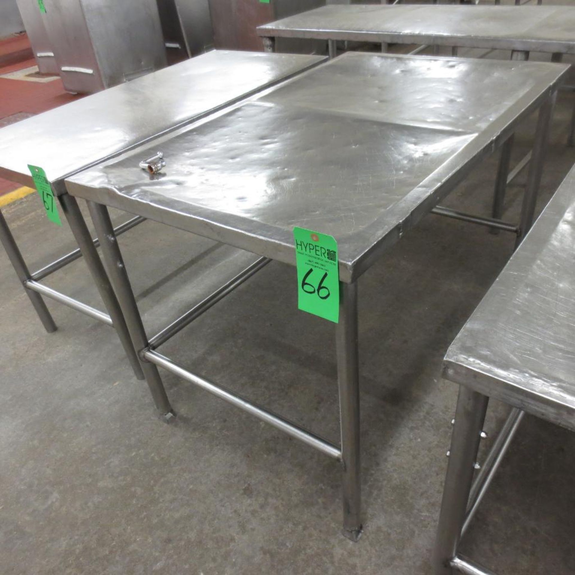 48" X 30" Stainless Table